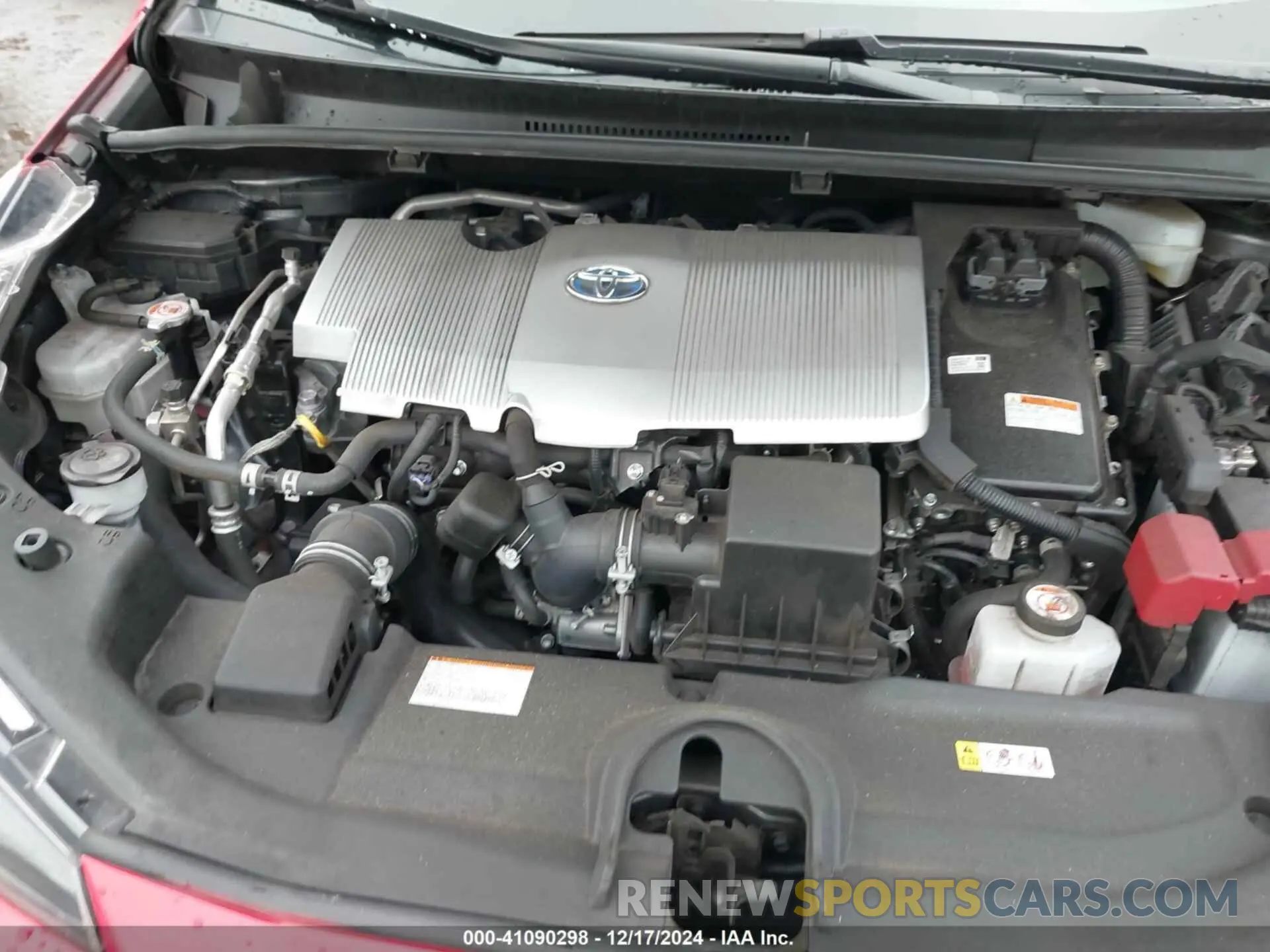 10 fotografías del automóvil dañado JTDKAMFU6N3173292 TOYOTA PRIUS 2022