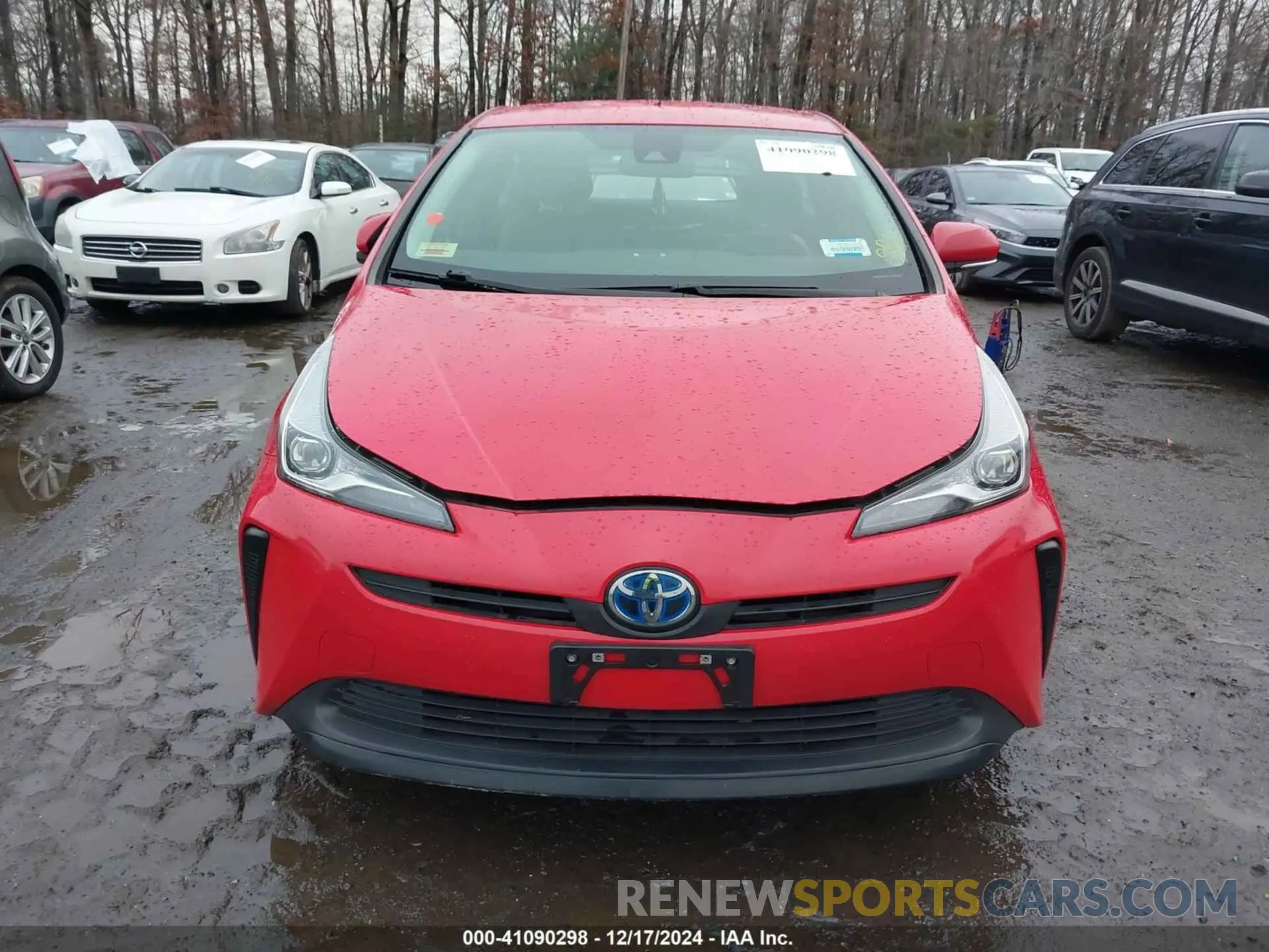 12 fotografías del automóvil dañado JTDKAMFU6N3173292 TOYOTA PRIUS 2022