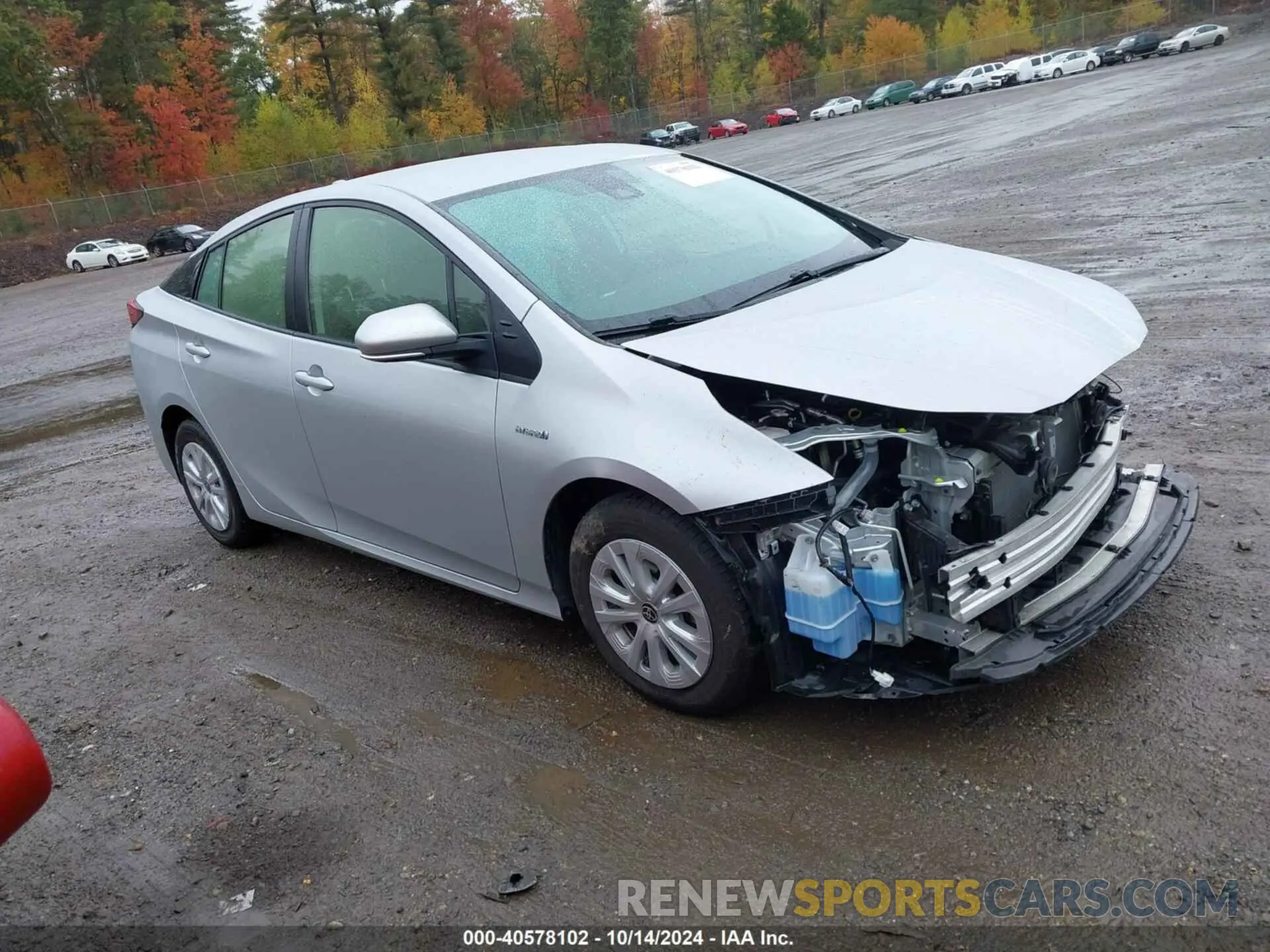 1 fotografías del automóvil dañado JTDKAMFU6N3180730 TOYOTA PRIUS 2022