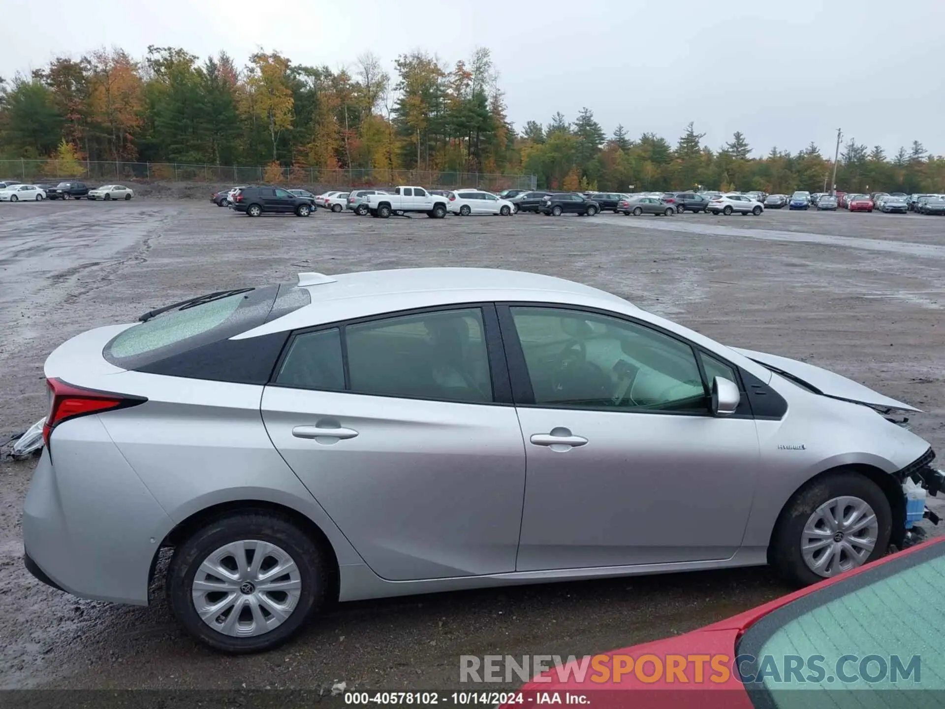 14 fotografías del automóvil dañado JTDKAMFU6N3180730 TOYOTA PRIUS 2022