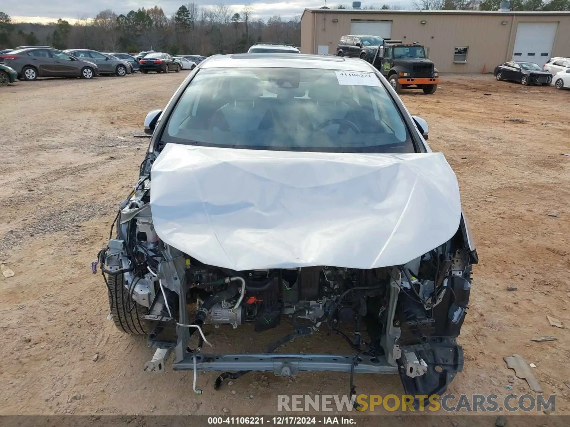 12 fotografías del automóvil dañado JTDKAMFU6N3186589 TOYOTA PRIUS 2022