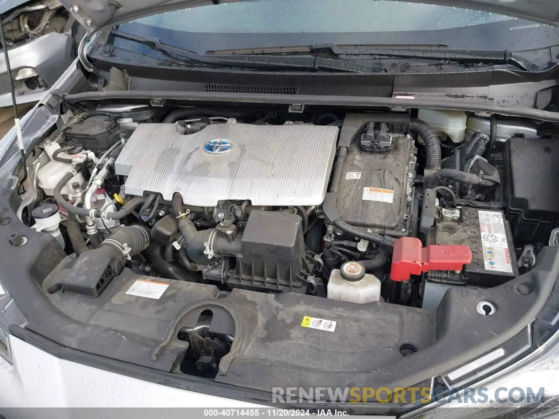10 fotografías del automóvil dañado JTDKAMFU7N3154962 TOYOTA PRIUS 2022