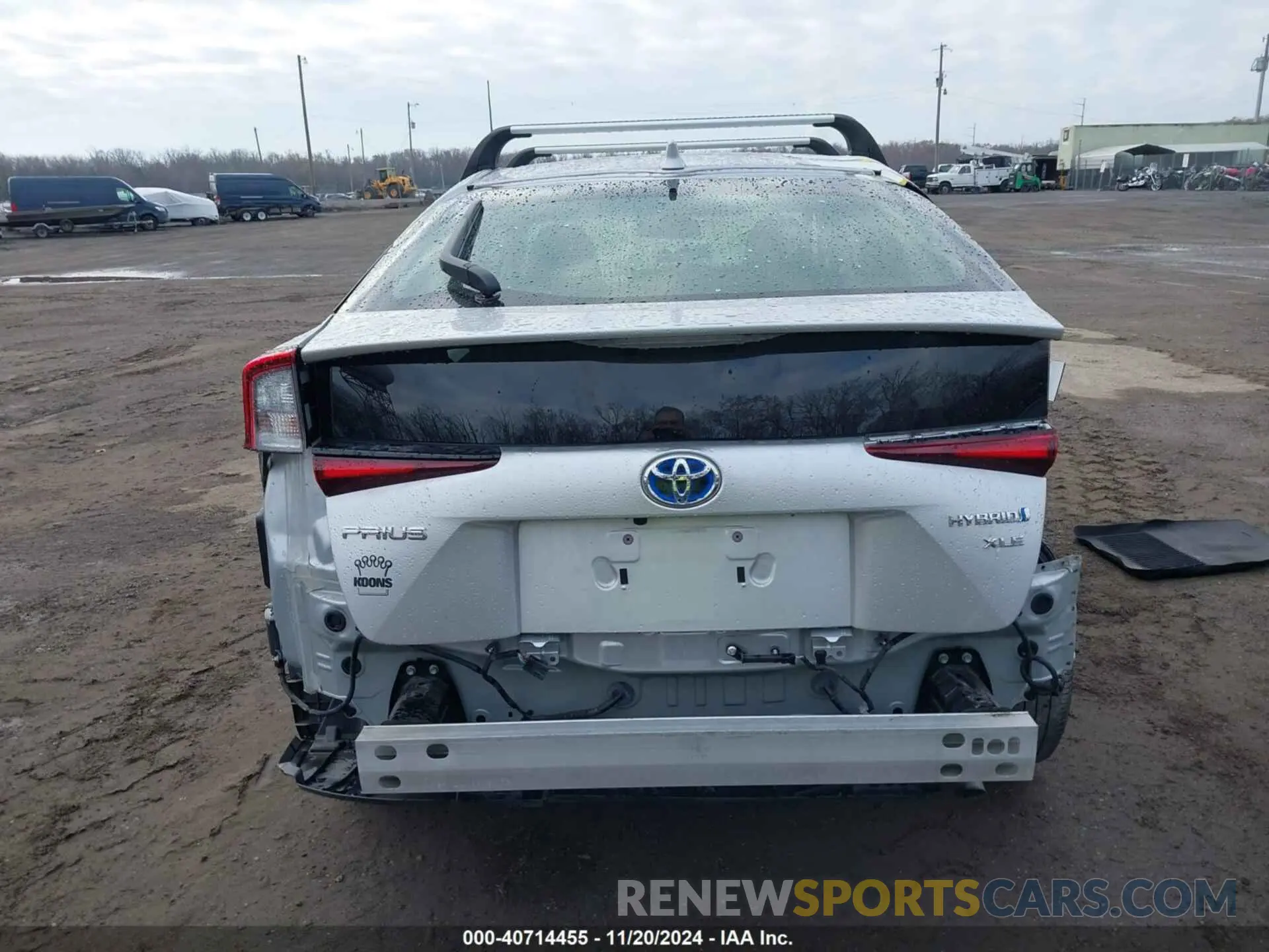 16 fotografías del automóvil dañado JTDKAMFU7N3154962 TOYOTA PRIUS 2022