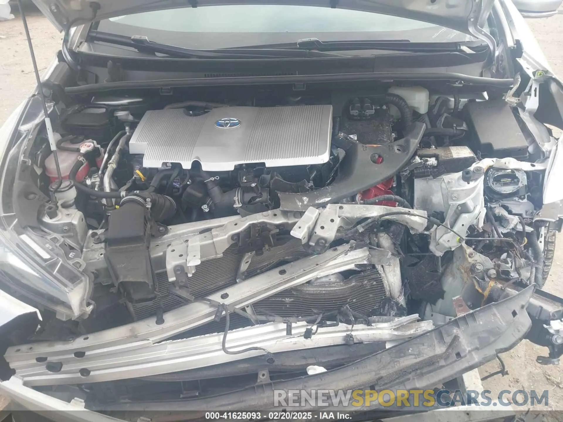 10 fotografías del automóvil dañado JTDKAMFU7N3175987 TOYOTA PRIUS 2022