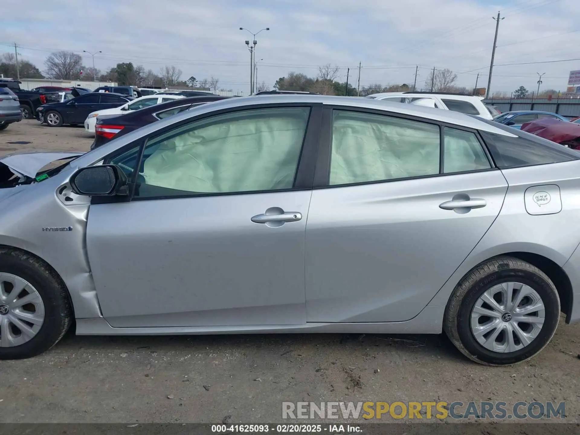 13 fotografías del automóvil dañado JTDKAMFU7N3175987 TOYOTA PRIUS 2022