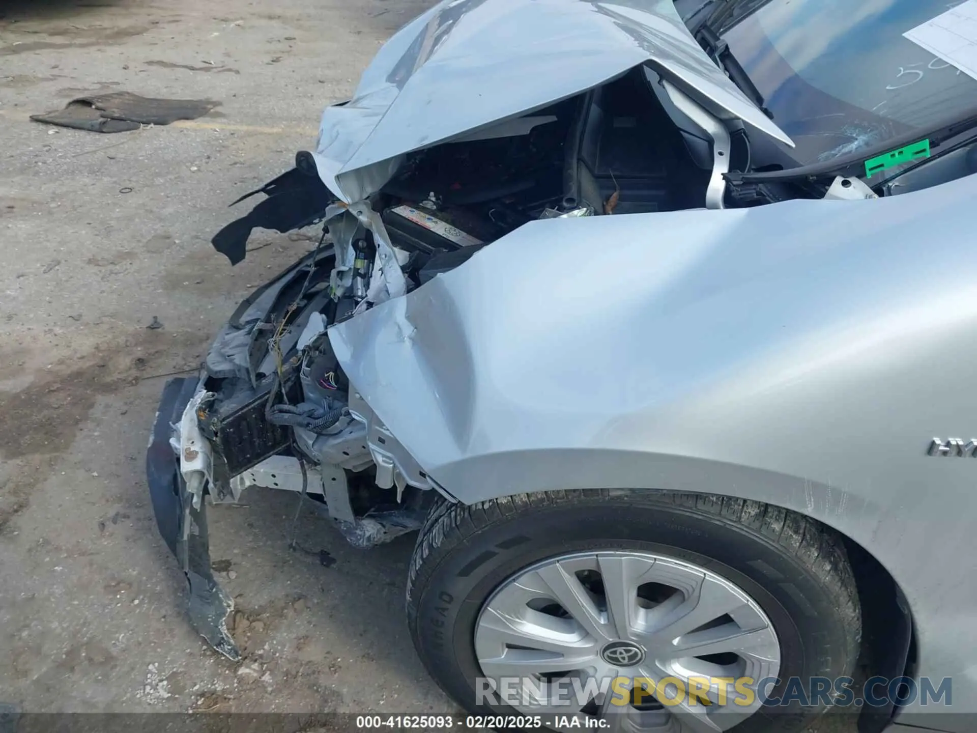 6 fotografías del automóvil dañado JTDKAMFU7N3175987 TOYOTA PRIUS 2022