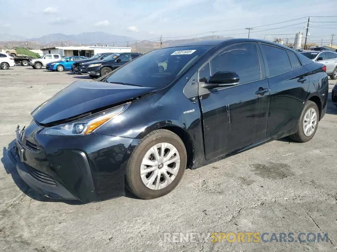 1 fotografías del automóvil dañado JTDKAMFU7N3179814 TOYOTA PRIUS 2022
