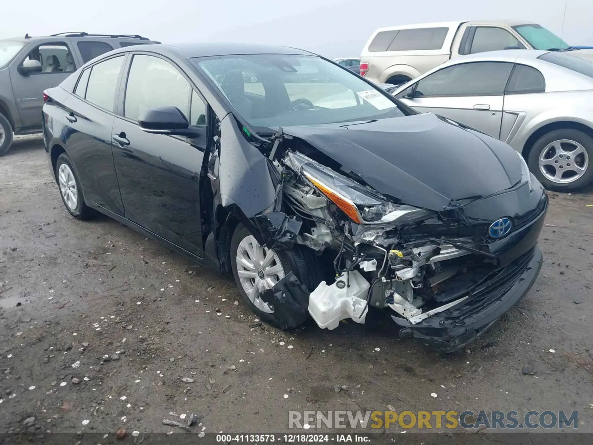 1 fotografías del automóvil dañado JTDKAMFU7N3181031 TOYOTA PRIUS 2022