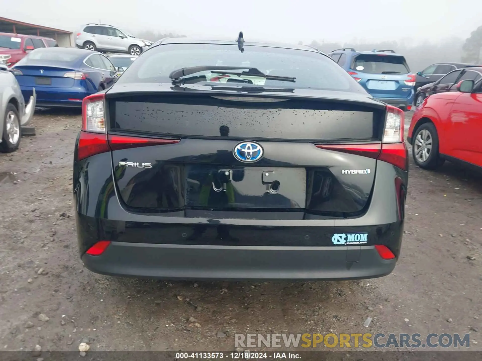 16 fotografías del automóvil dañado JTDKAMFU7N3181031 TOYOTA PRIUS 2022