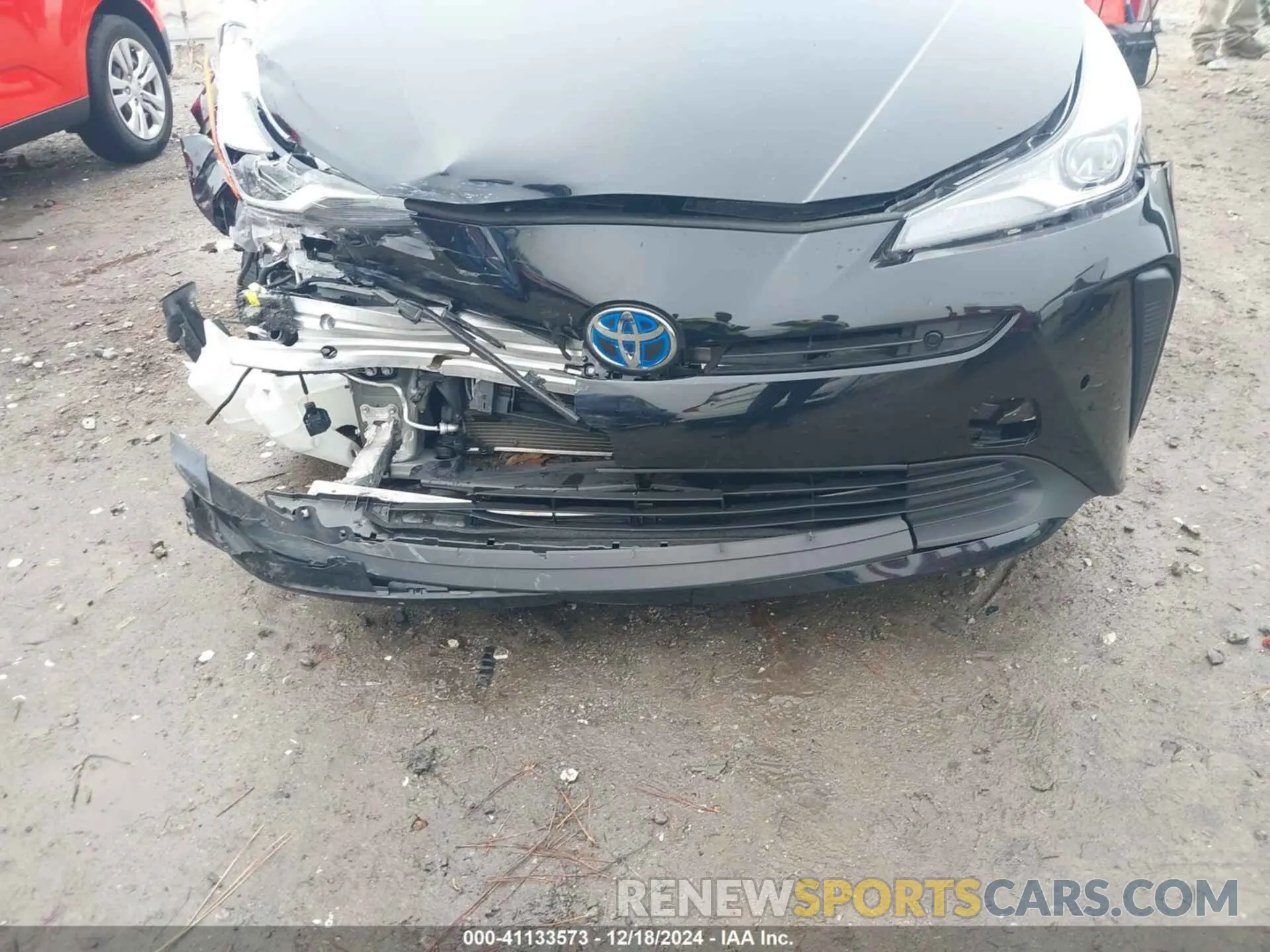 17 fotografías del automóvil dañado JTDKAMFU7N3181031 TOYOTA PRIUS 2022