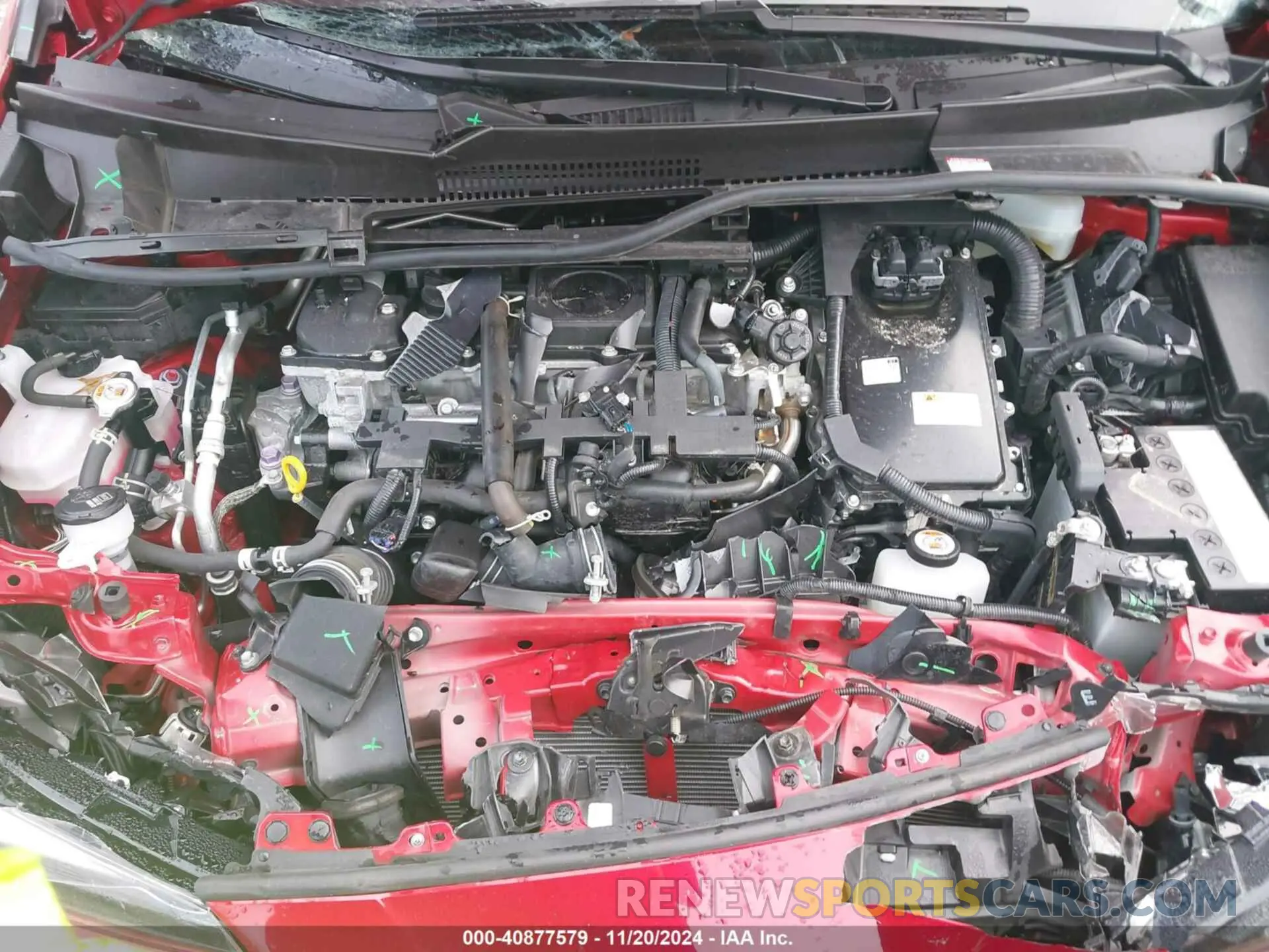 10 fotografías del automóvil dañado JTDKAMFU8N3163024 TOYOTA PRIUS 2022