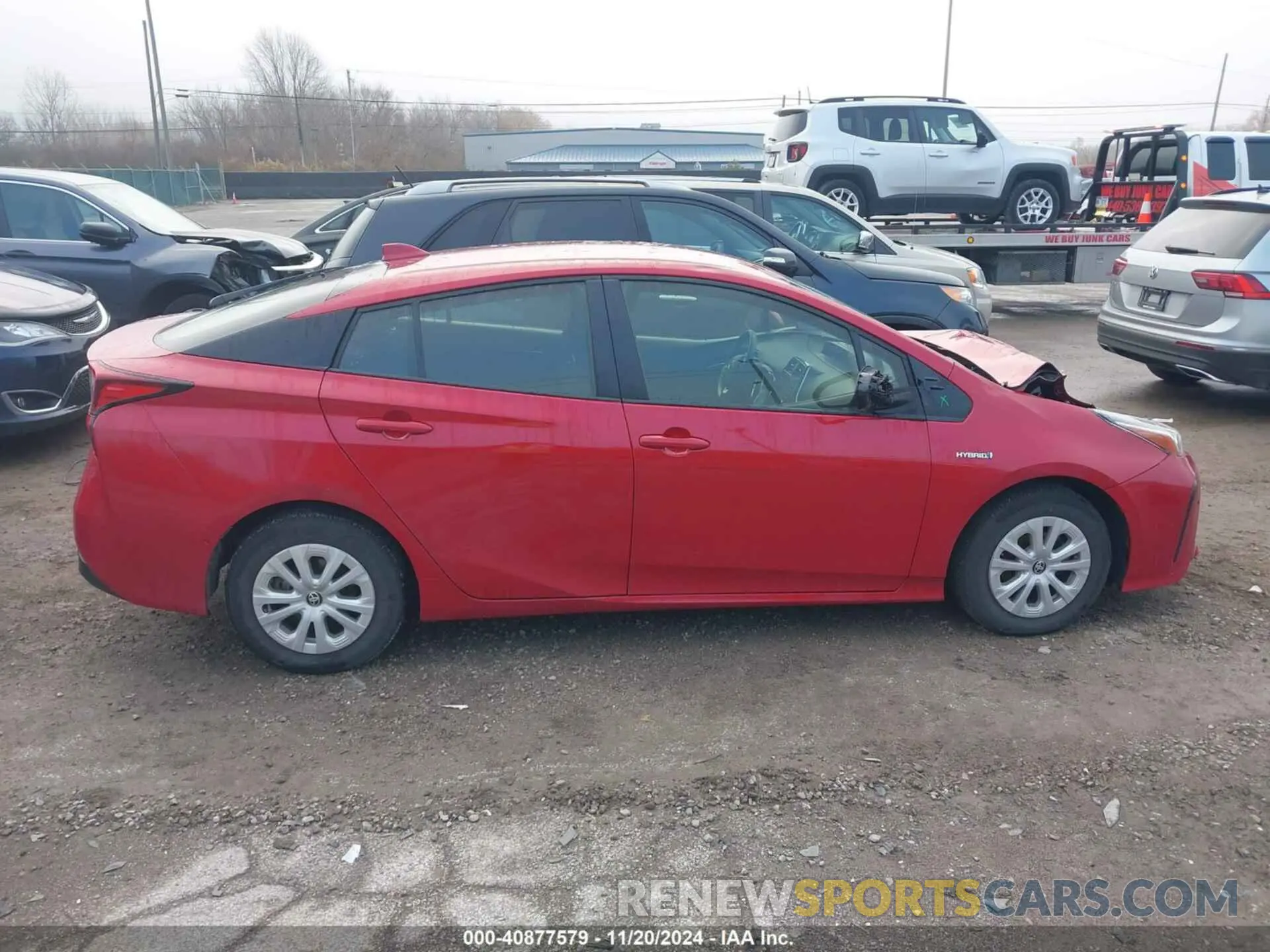 13 fotografías del automóvil dañado JTDKAMFU8N3163024 TOYOTA PRIUS 2022