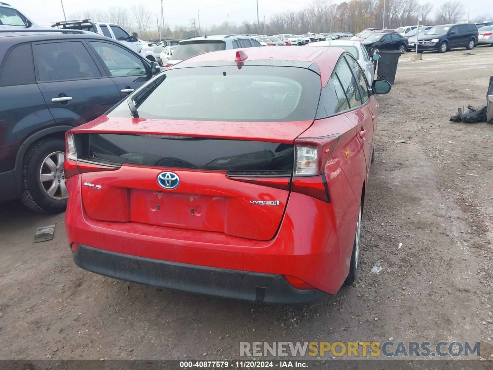 16 fotografías del automóvil dañado JTDKAMFU8N3163024 TOYOTA PRIUS 2022