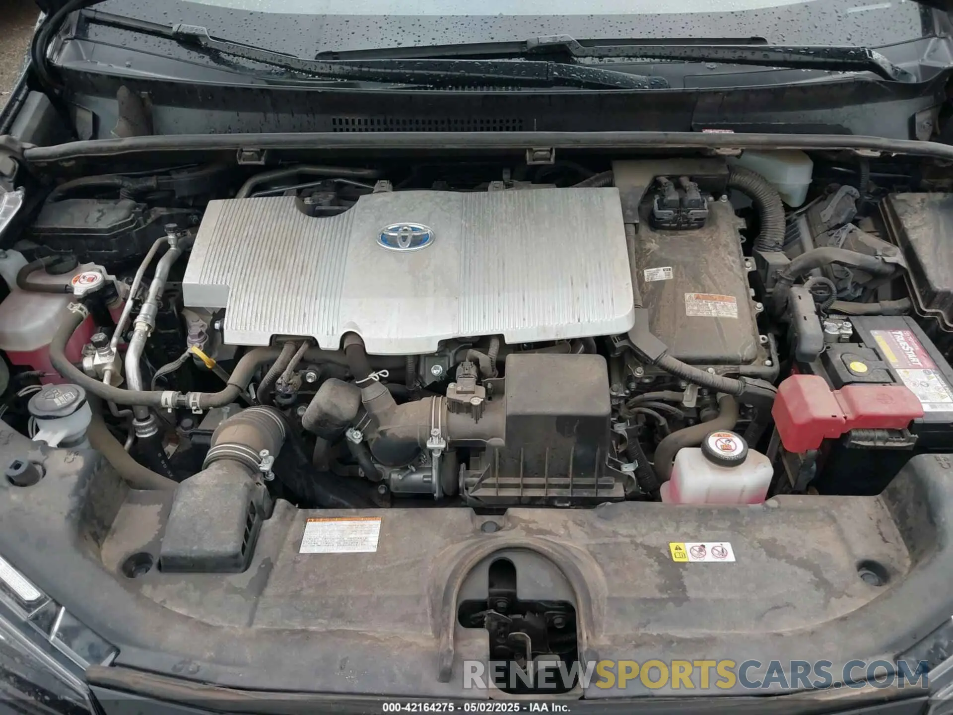 10 fotografías del automóvil dañado JTDKAMFU8N3168739 TOYOTA PRIUS 2022
