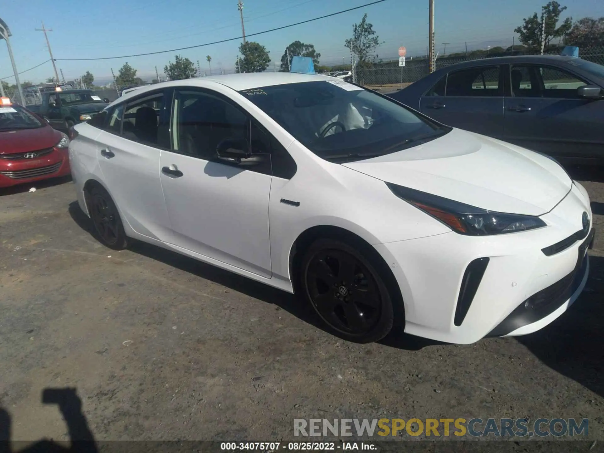 1 fotografías del automóvil dañado JTDKAMFU8N3175819 TOYOTA PRIUS 2022