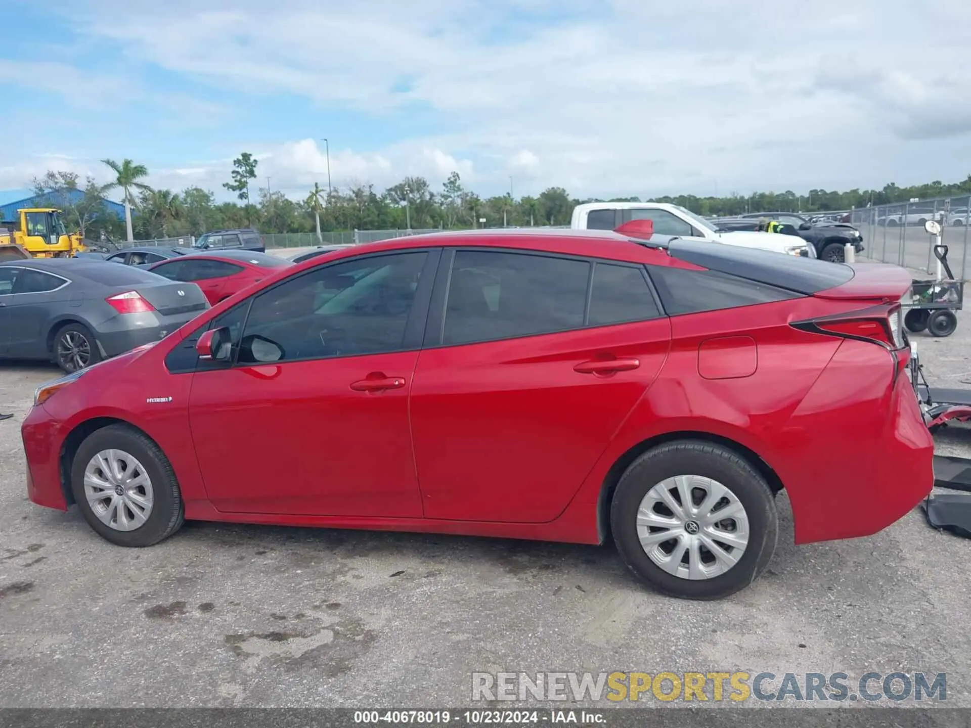 15 fotografías del automóvil dañado JTDKAMFU8N3178347 TOYOTA PRIUS 2022