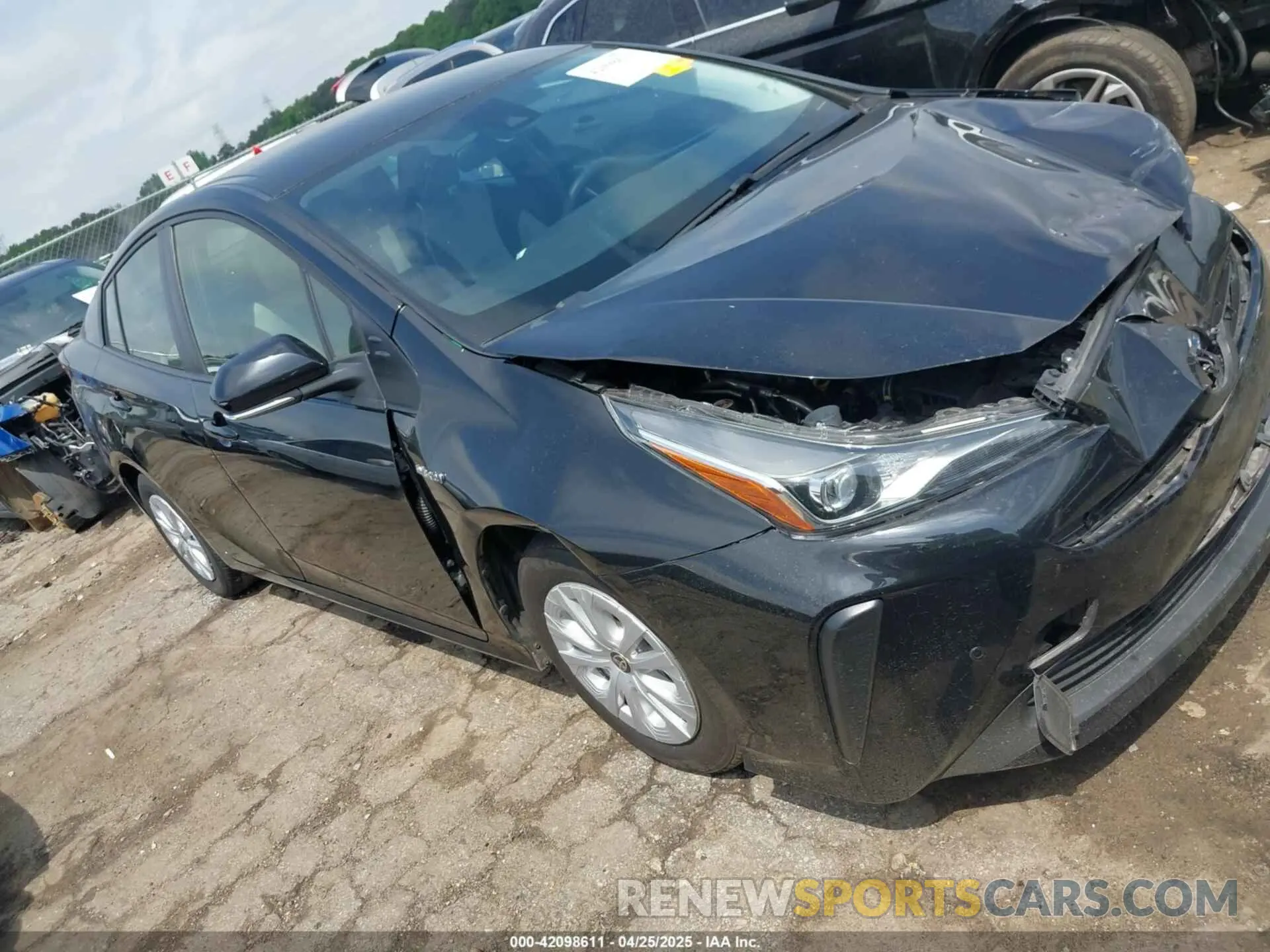 1 fotografías del automóvil dañado JTDKAMFU8N3181135 TOYOTA PRIUS 2022