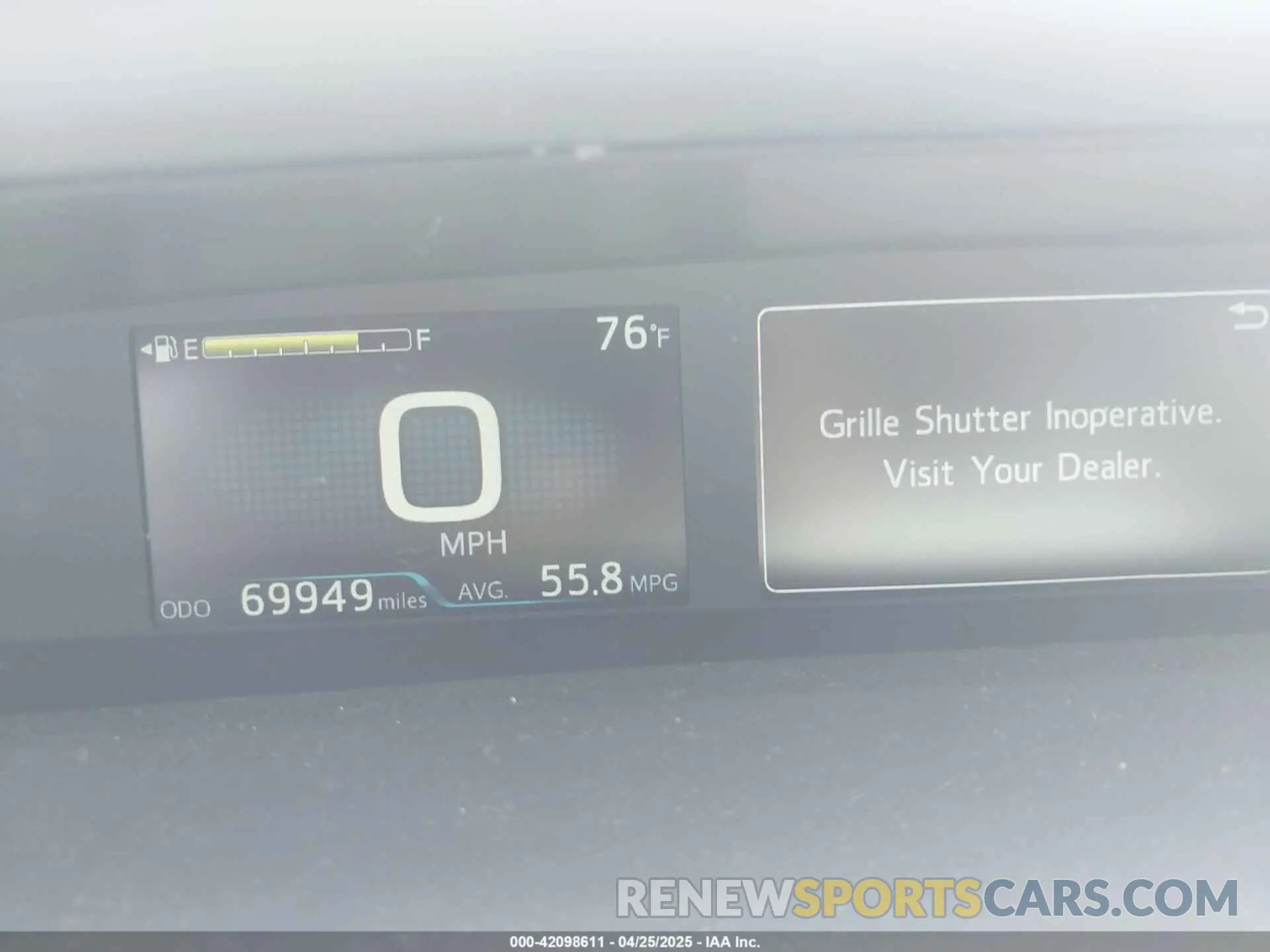 7 fotografías del automóvil dañado JTDKAMFU8N3181135 TOYOTA PRIUS 2022