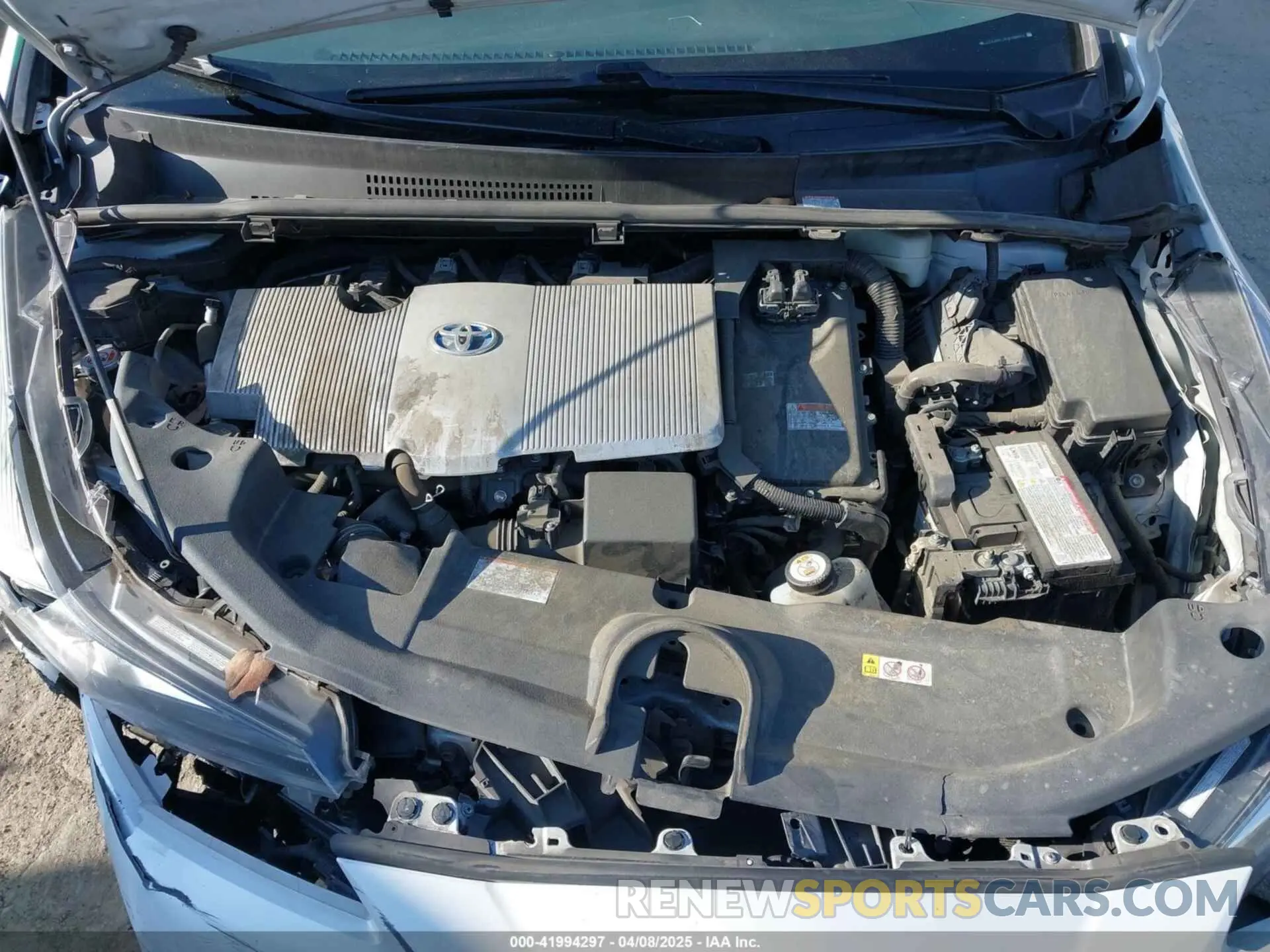 10 fotografías del automóvil dañado JTDKAMFU9N3154977 TOYOTA PRIUS 2022