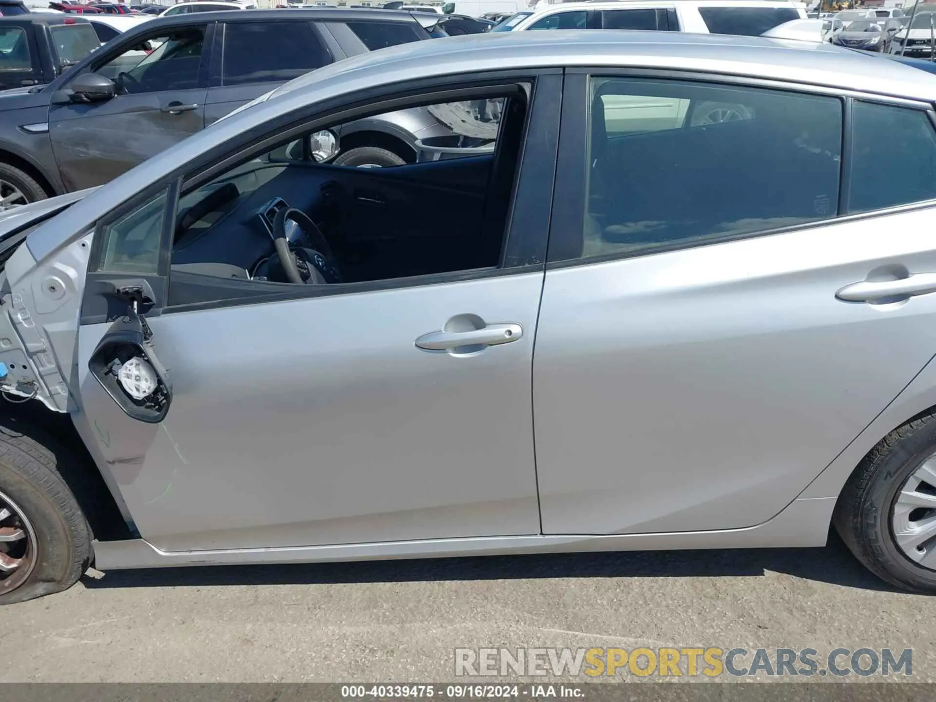 15 fotografías del automóvil dañado JTDKAMFU9N3159144 TOYOTA PRIUS 2022