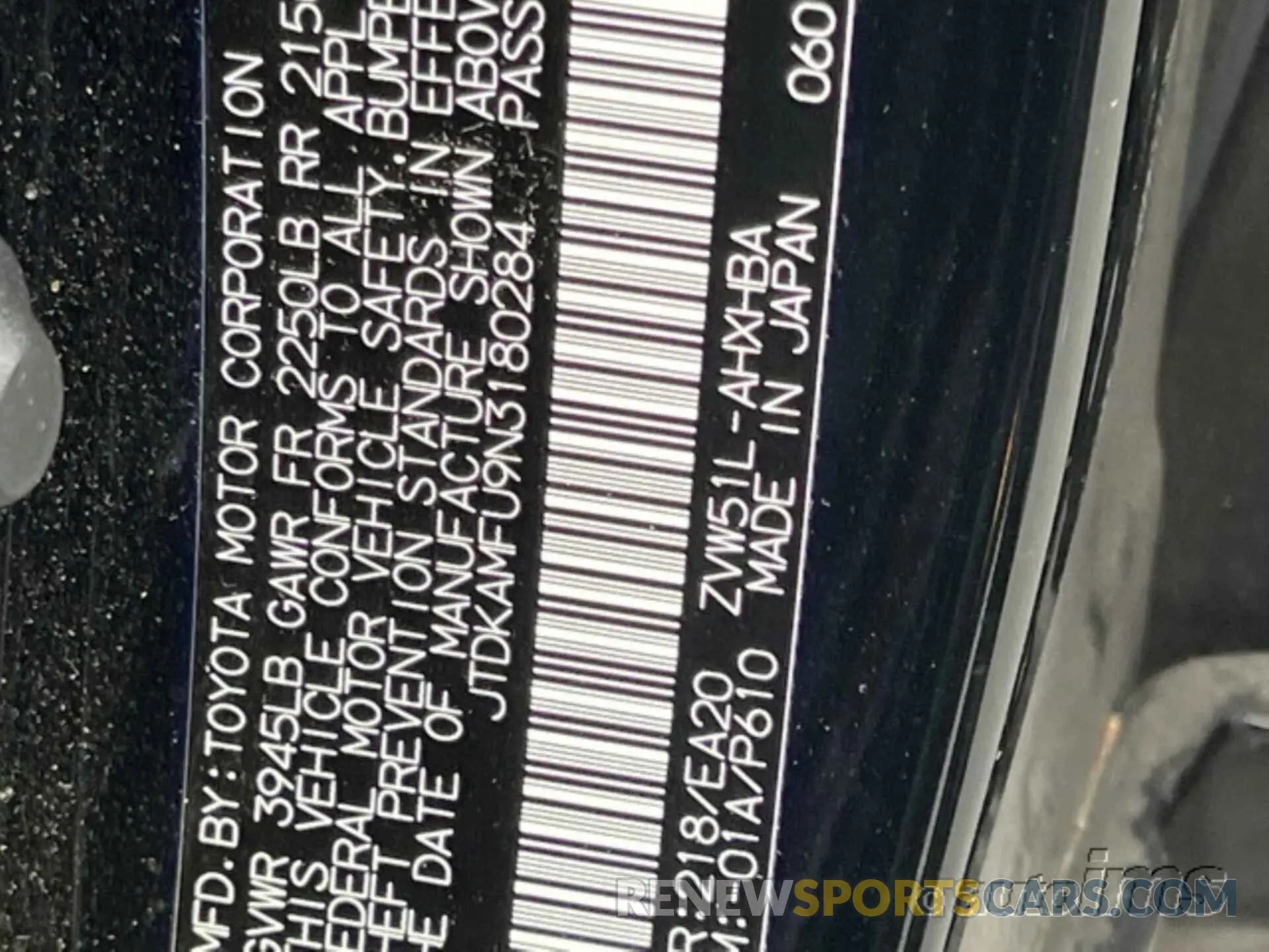 9 fotografías del automóvil dañado JTDKAMFU9N3180284 TOYOTA PRIUS 2022