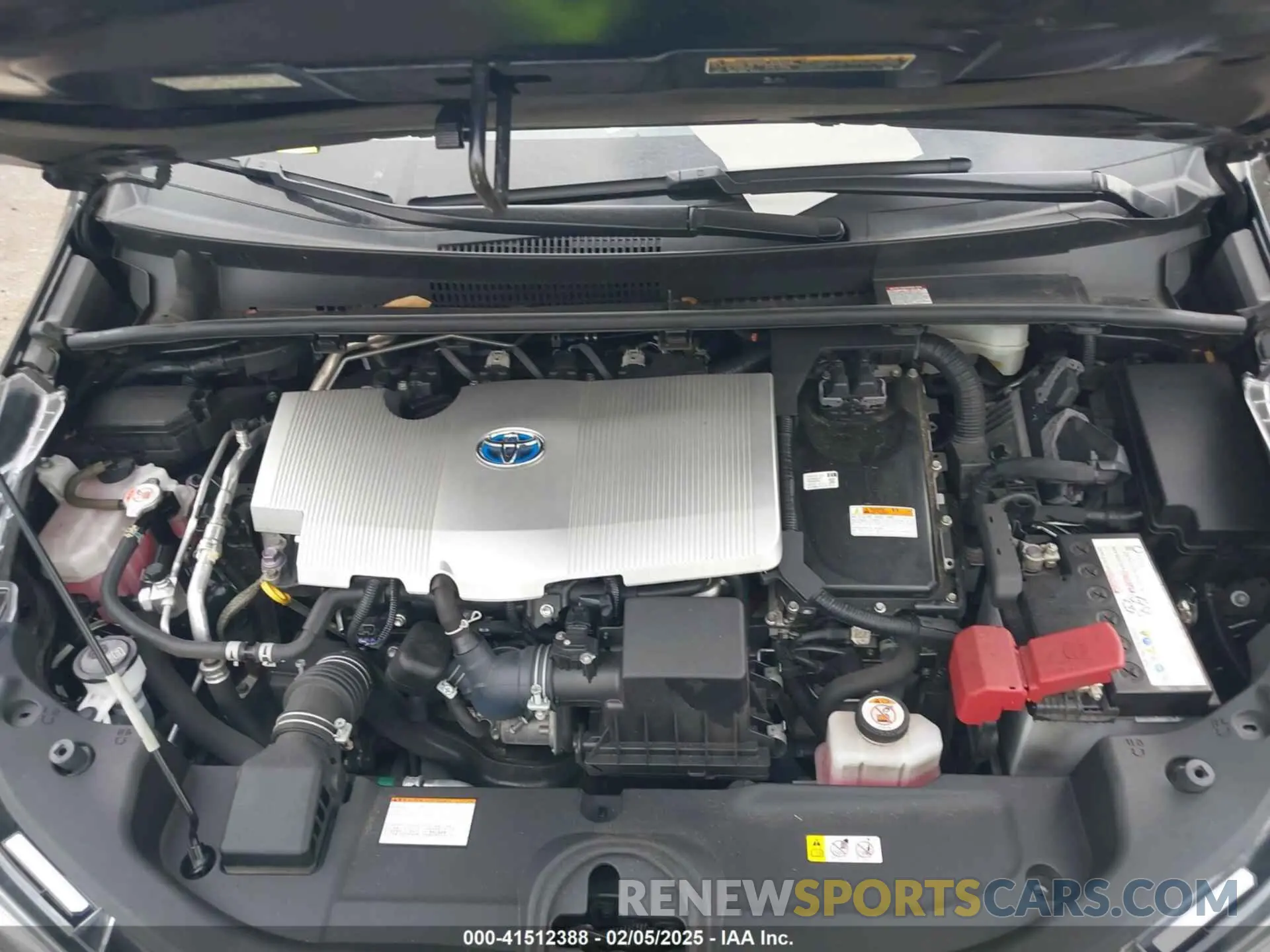 10 fotografías del automóvil dañado JTDKAMFUXN3164174 TOYOTA PRIUS 2022