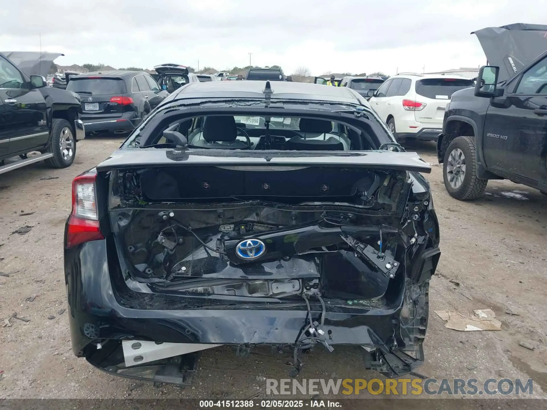 17 fotografías del automóvil dañado JTDKAMFUXN3164174 TOYOTA PRIUS 2022