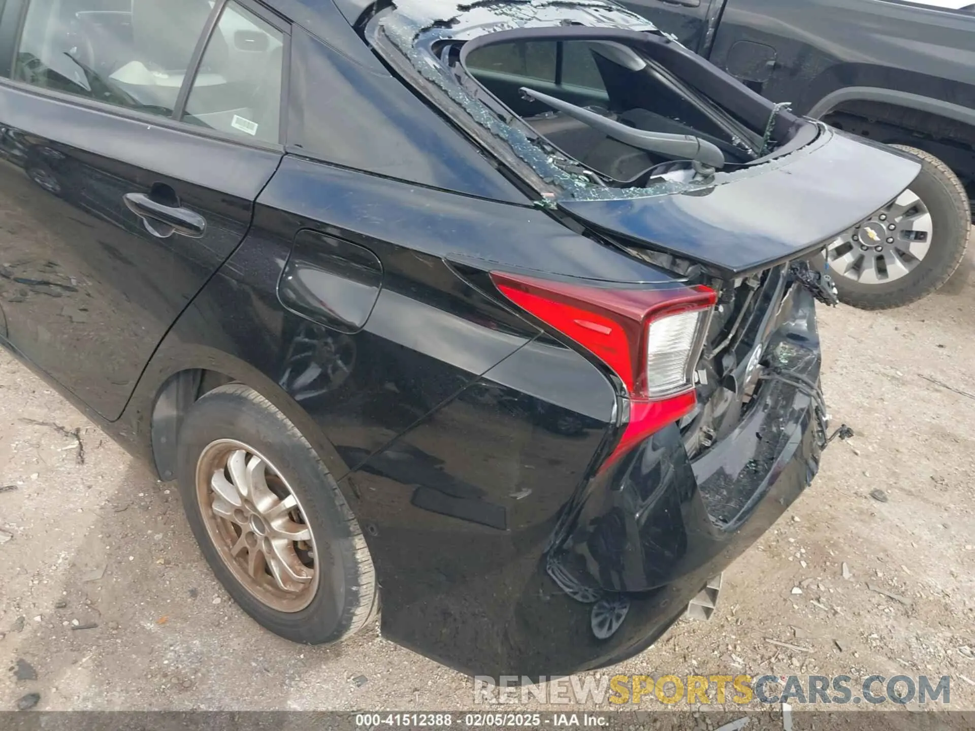 6 fotografías del automóvil dañado JTDKAMFUXN3164174 TOYOTA PRIUS 2022