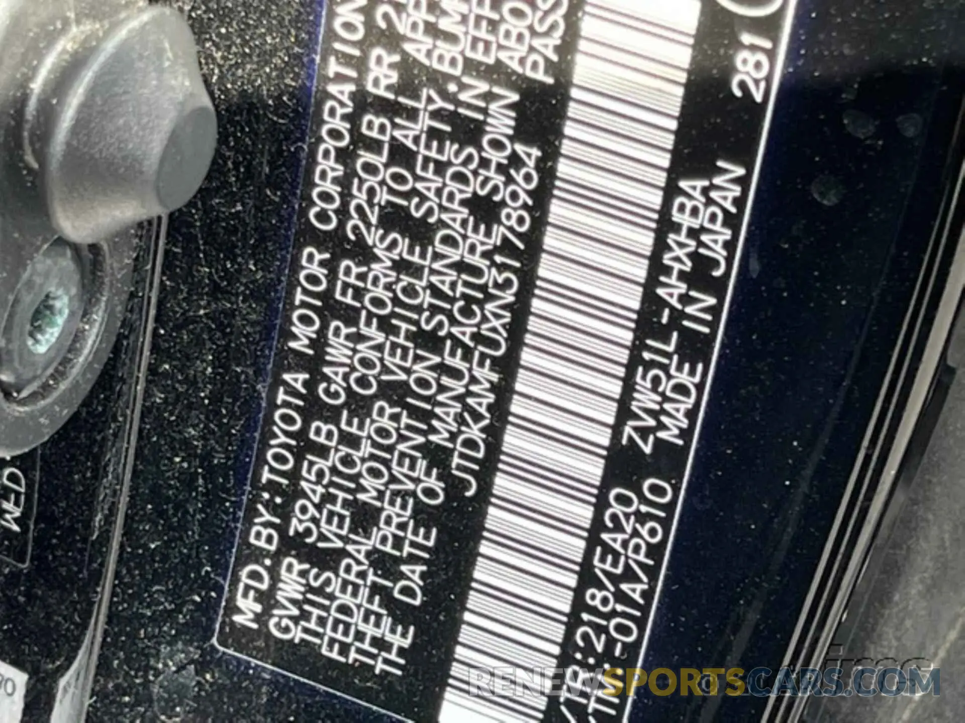 10 fotografías del automóvil dañado JTDKAMFUXN3178964 TOYOTA PRIUS 2022