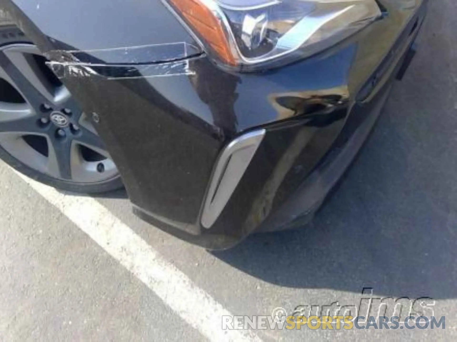 5 fotografías del automóvil dañado JTDKAMFUXN3180391 TOYOTA PRIUS 2022