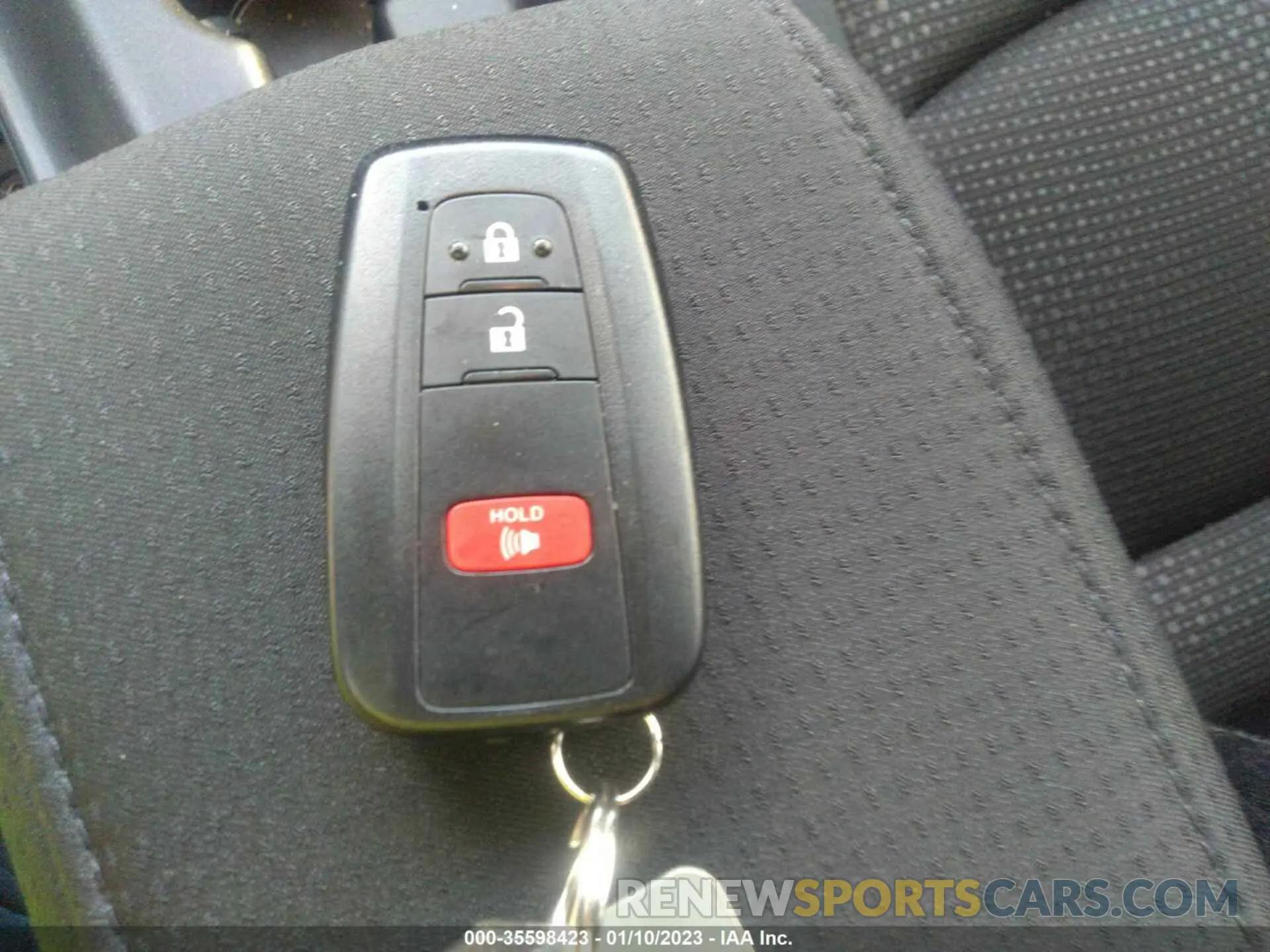 11 fotografías del automóvil dañado JTDKAMFUXN3182352 TOYOTA PRIUS 2022