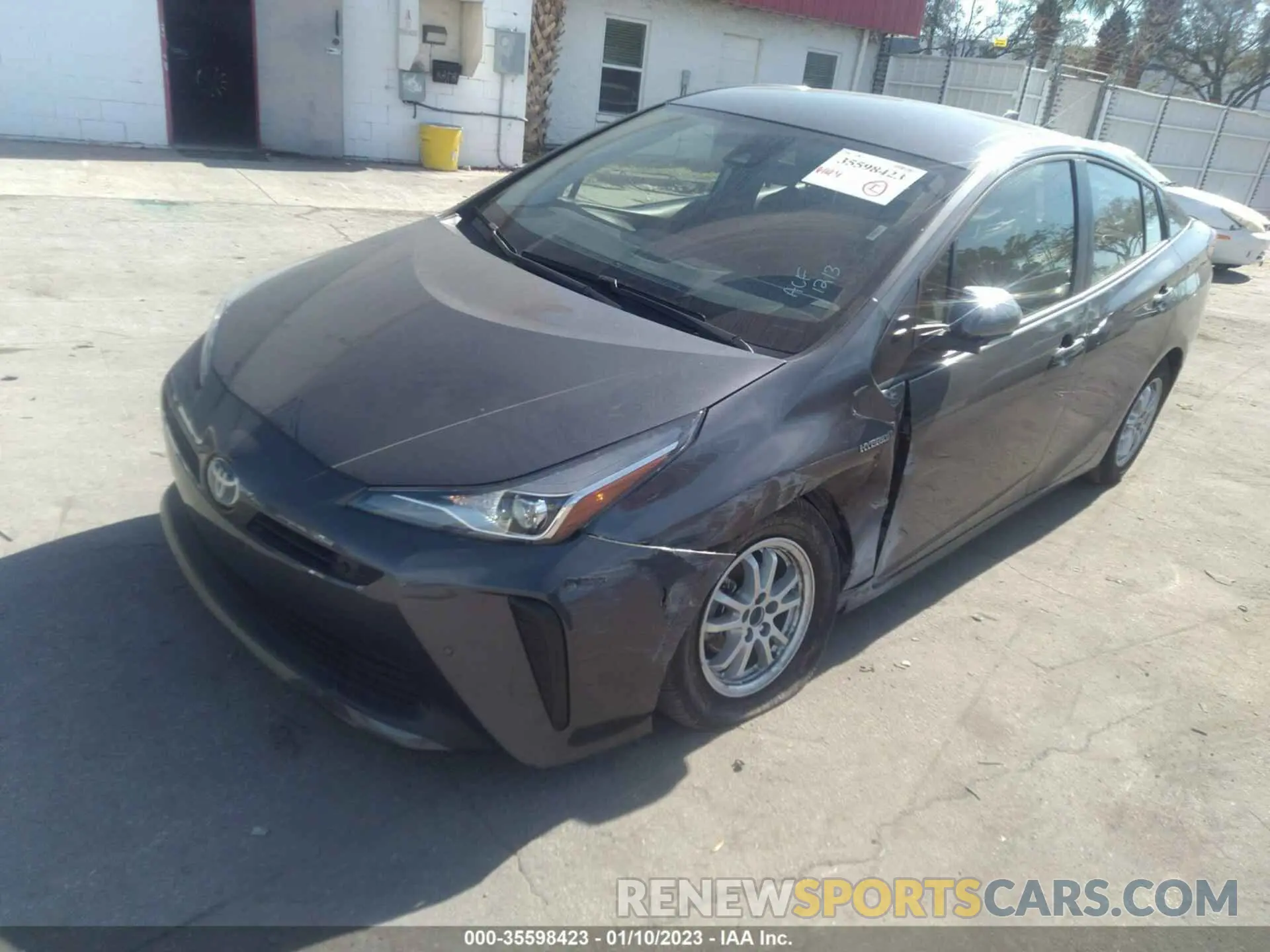 6 fotografías del automóvil dañado JTDKAMFUXN3182352 TOYOTA PRIUS 2022
