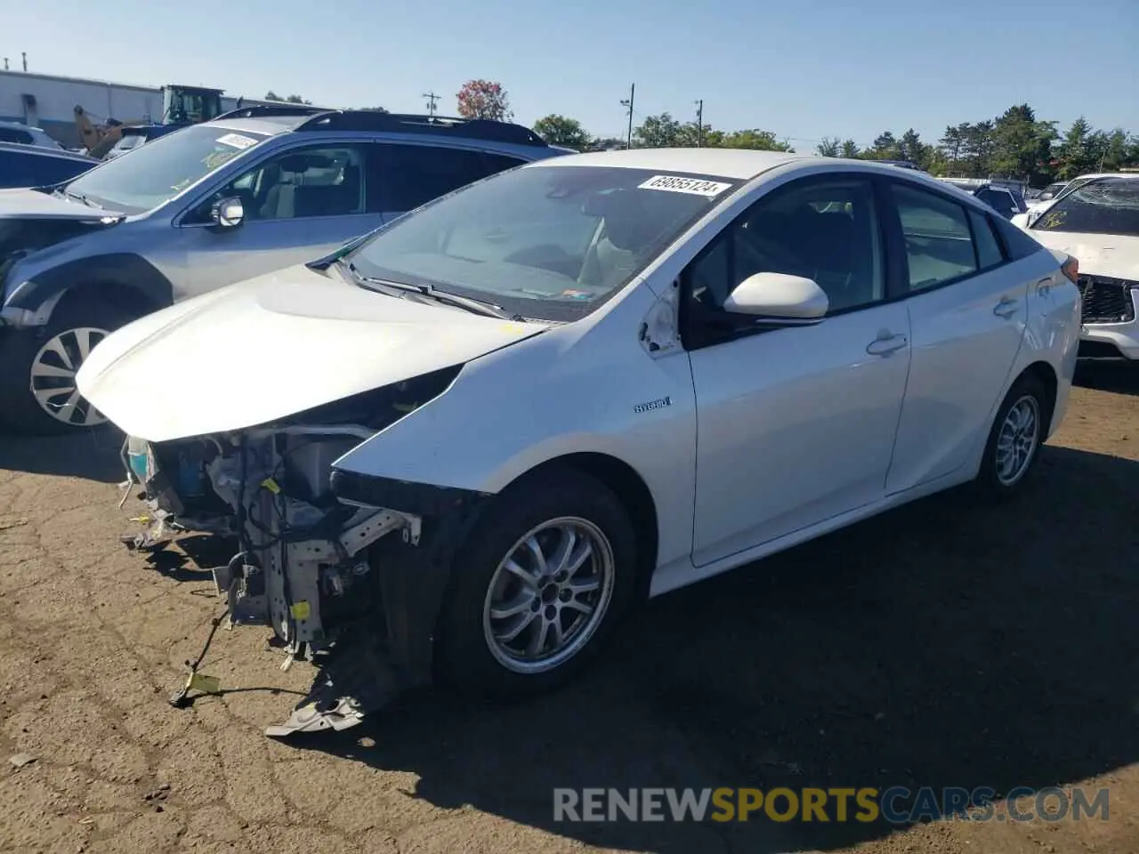 1 fotografías del automóvil dañado JTDL9MFU0N3034787 TOYOTA PRIUS 2022