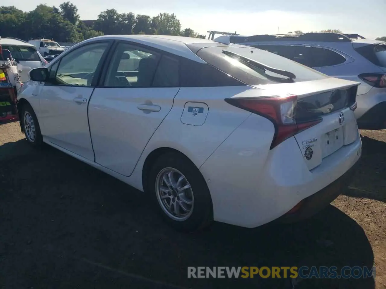 2 fotografías del automóvil dañado JTDL9MFU0N3034787 TOYOTA PRIUS 2022