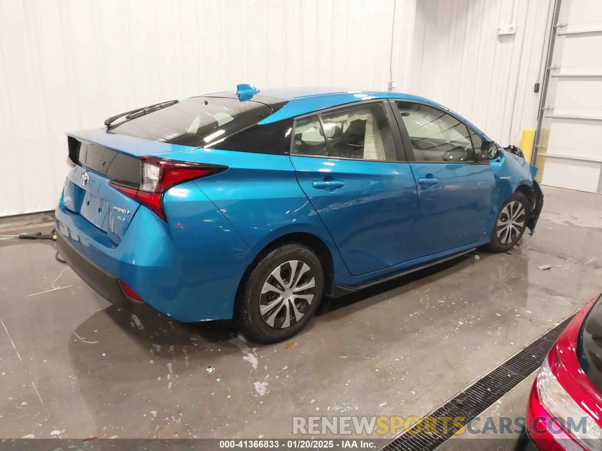 4 fotografías del automóvil dañado JTDL9MFU0N3039049 TOYOTA PRIUS 2022
