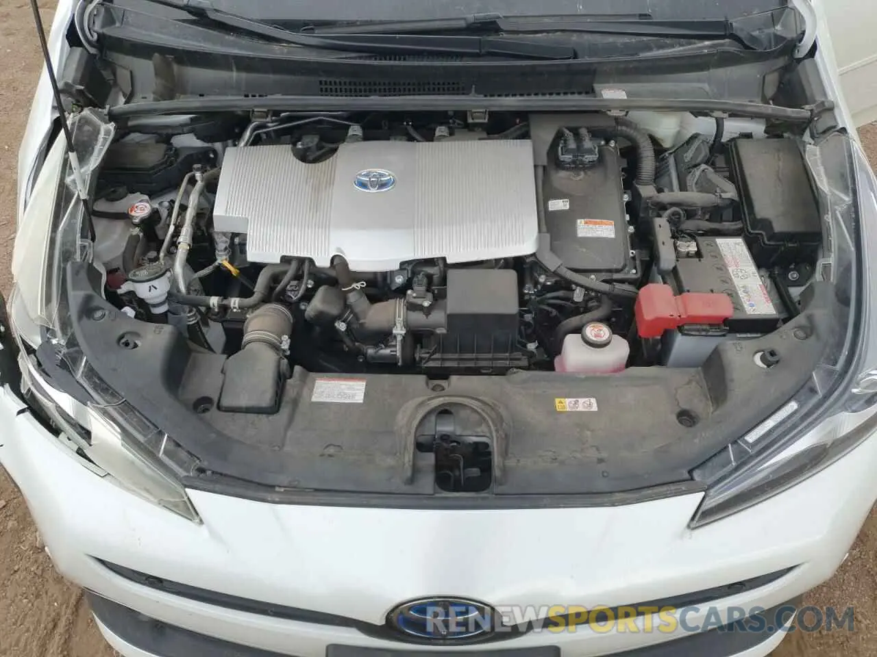 11 fotografías del automóvil dañado JTDL9MFU2N3035018 TOYOTA PRIUS 2022