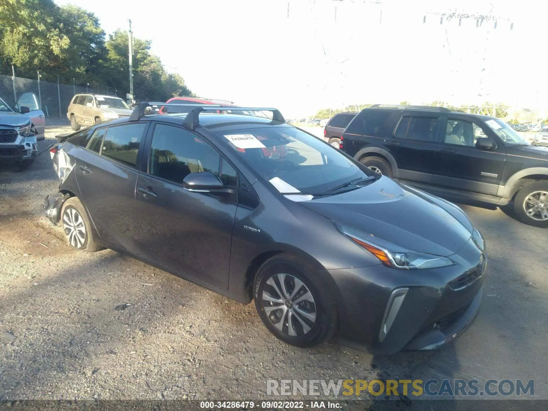 1 fotografías del automóvil dañado JTDL9MFU2N3038954 TOYOTA PRIUS 2022