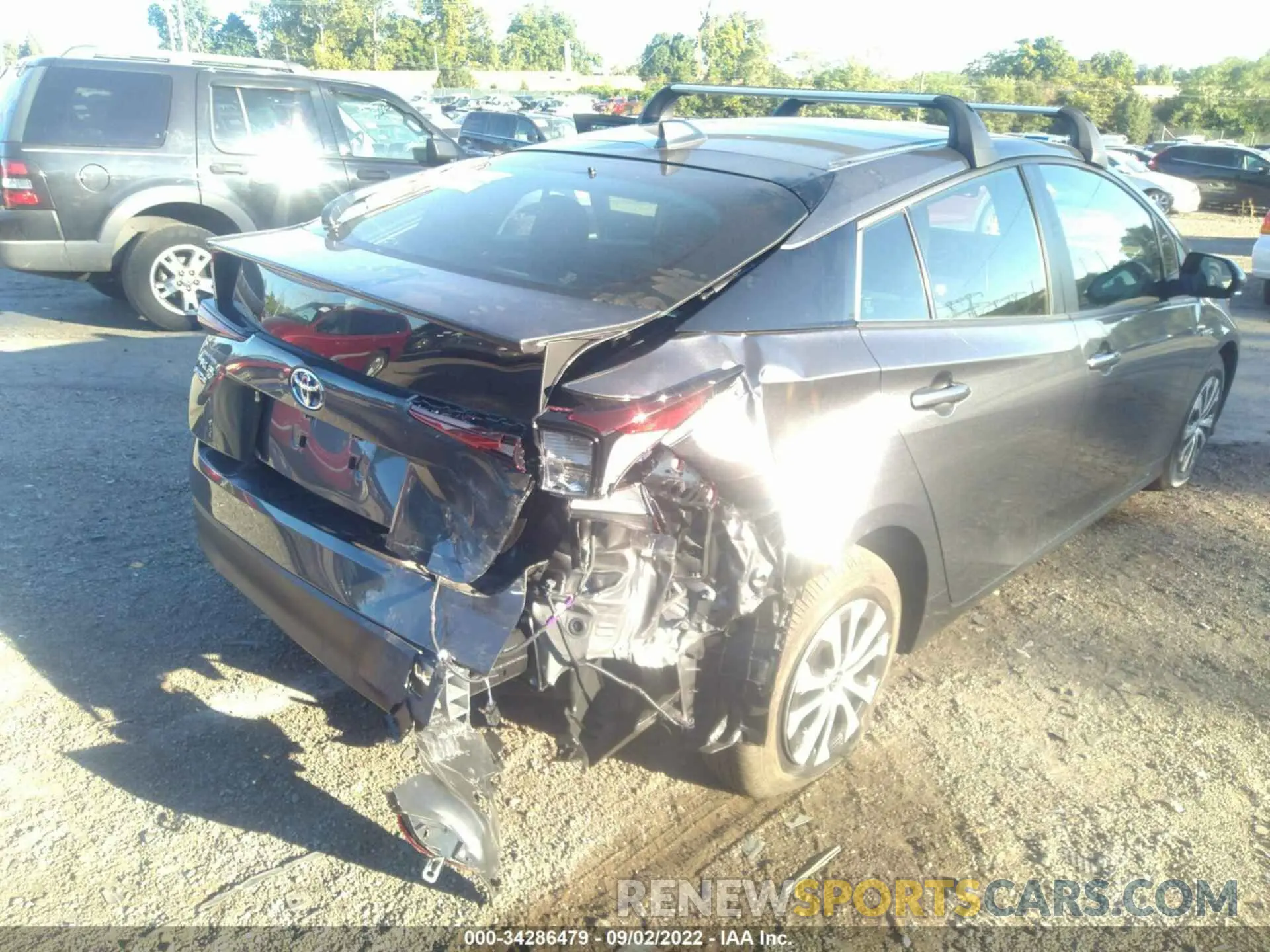 6 fotografías del automóvil dañado JTDL9MFU2N3038954 TOYOTA PRIUS 2022