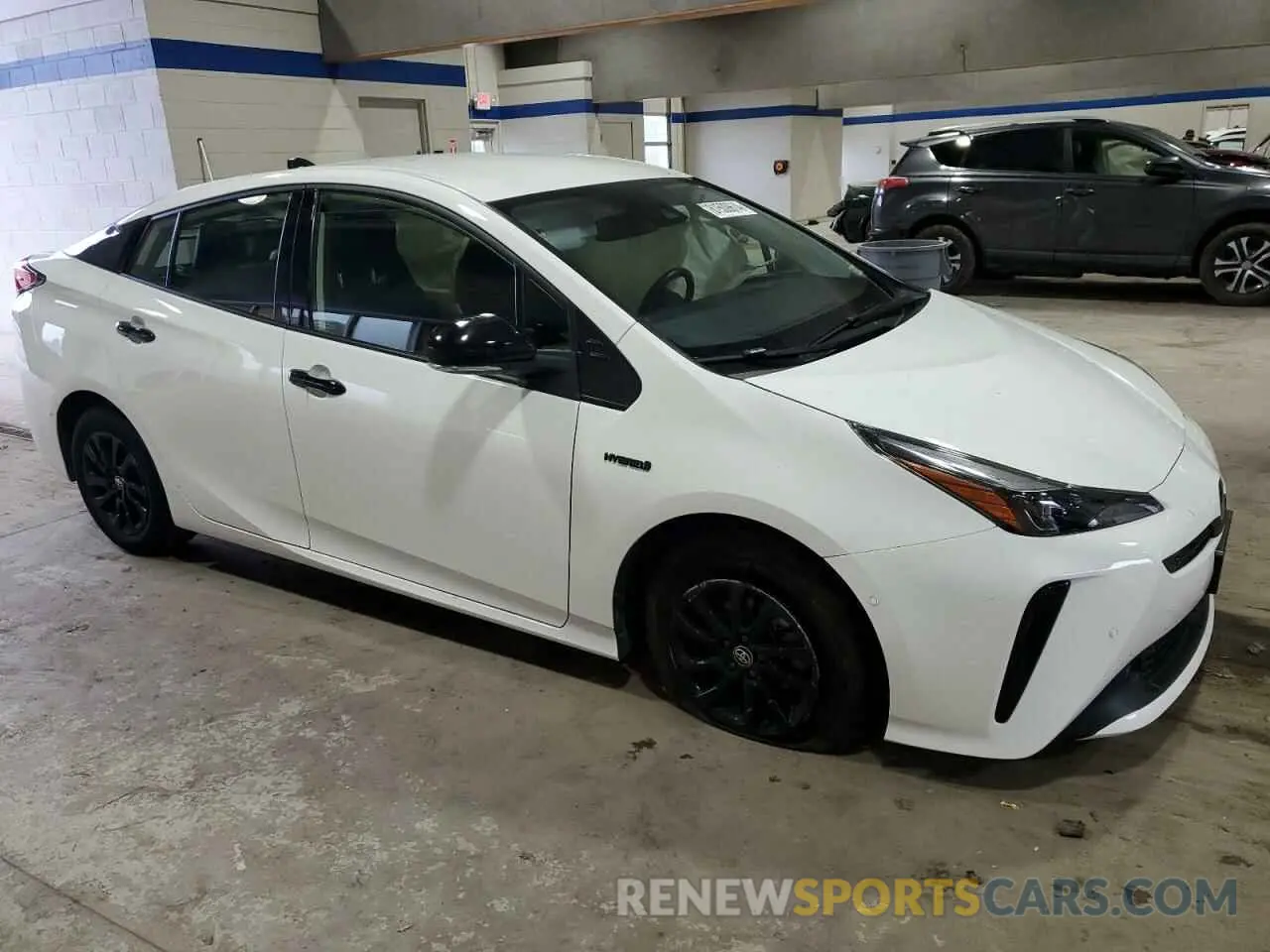 4 fotografías del automóvil dañado JTDL9MFU3N3036968 TOYOTA PRIUS 2022