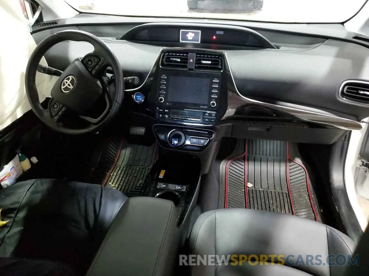 8 fotografías del automóvil dañado JTDL9MFU3N3036968 TOYOTA PRIUS 2022