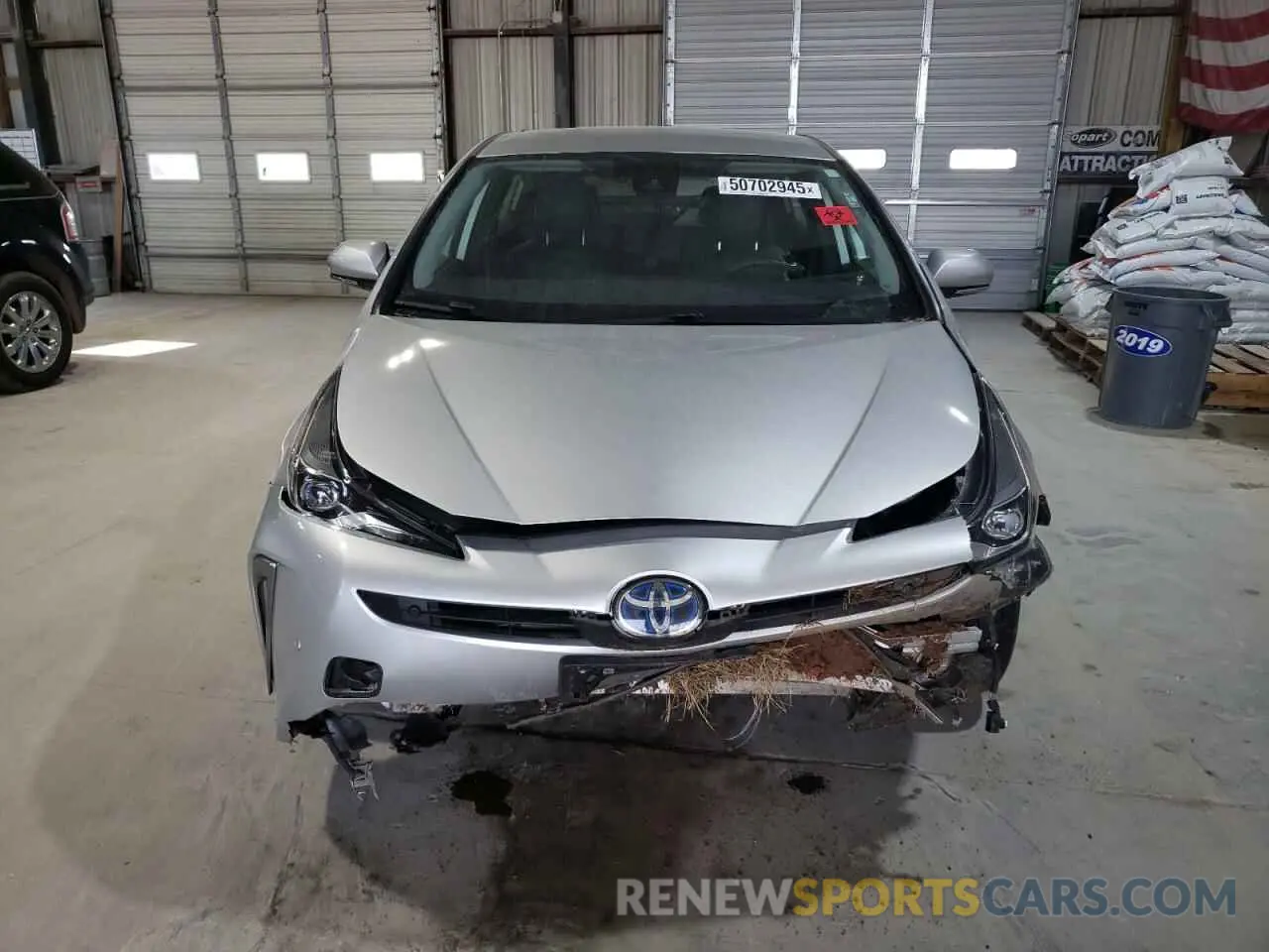 5 fotografías del automóvil dañado JTDL9MFU4N3031472 TOYOTA PRIUS 2022