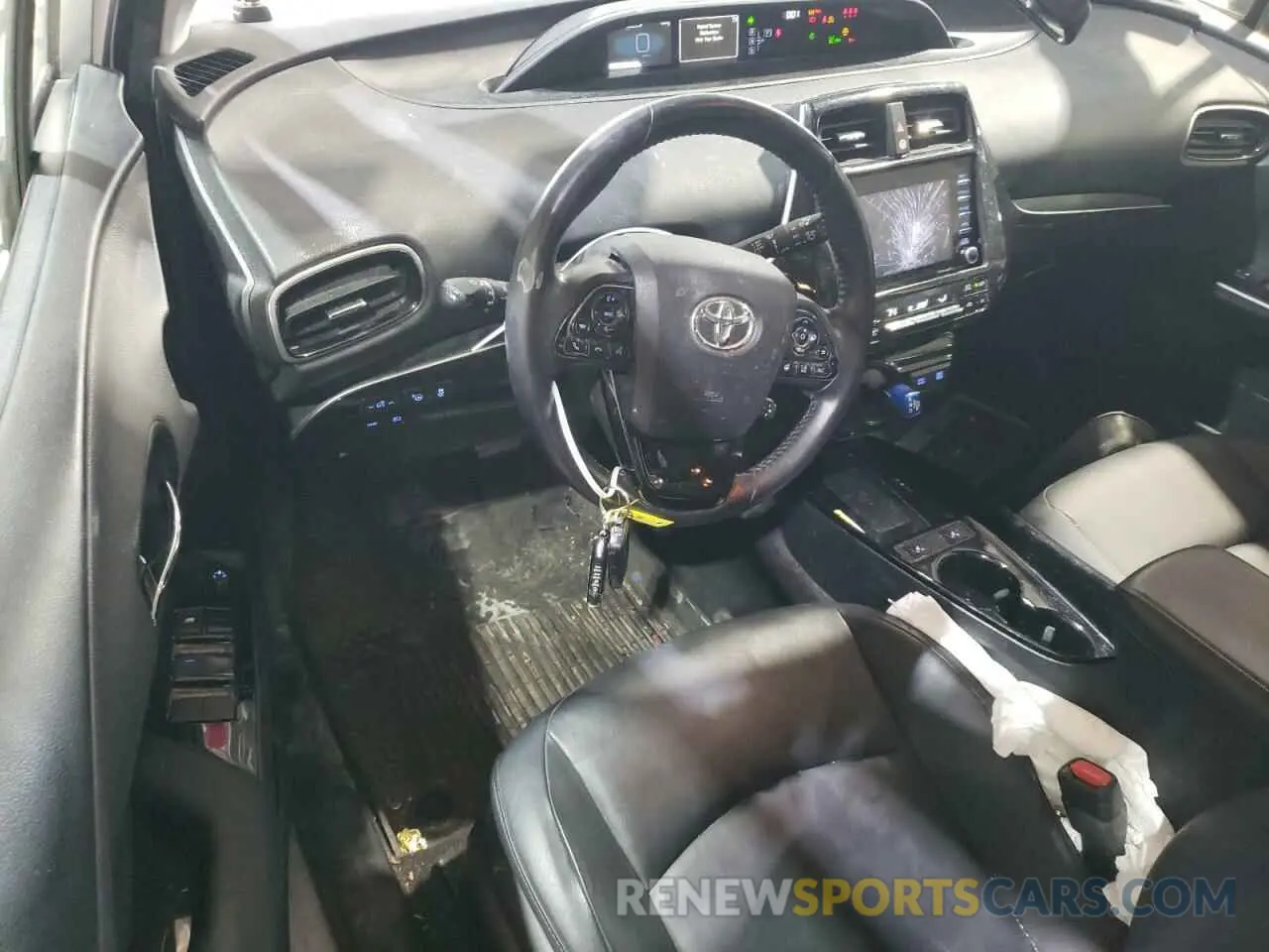 8 fotografías del automóvil dañado JTDL9MFU4N3031472 TOYOTA PRIUS 2022