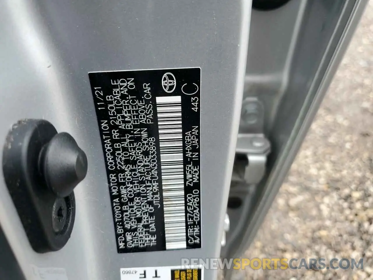 13 fotografías del automóvil dañado JTDL9MFU4N3033898 TOYOTA PRIUS 2022