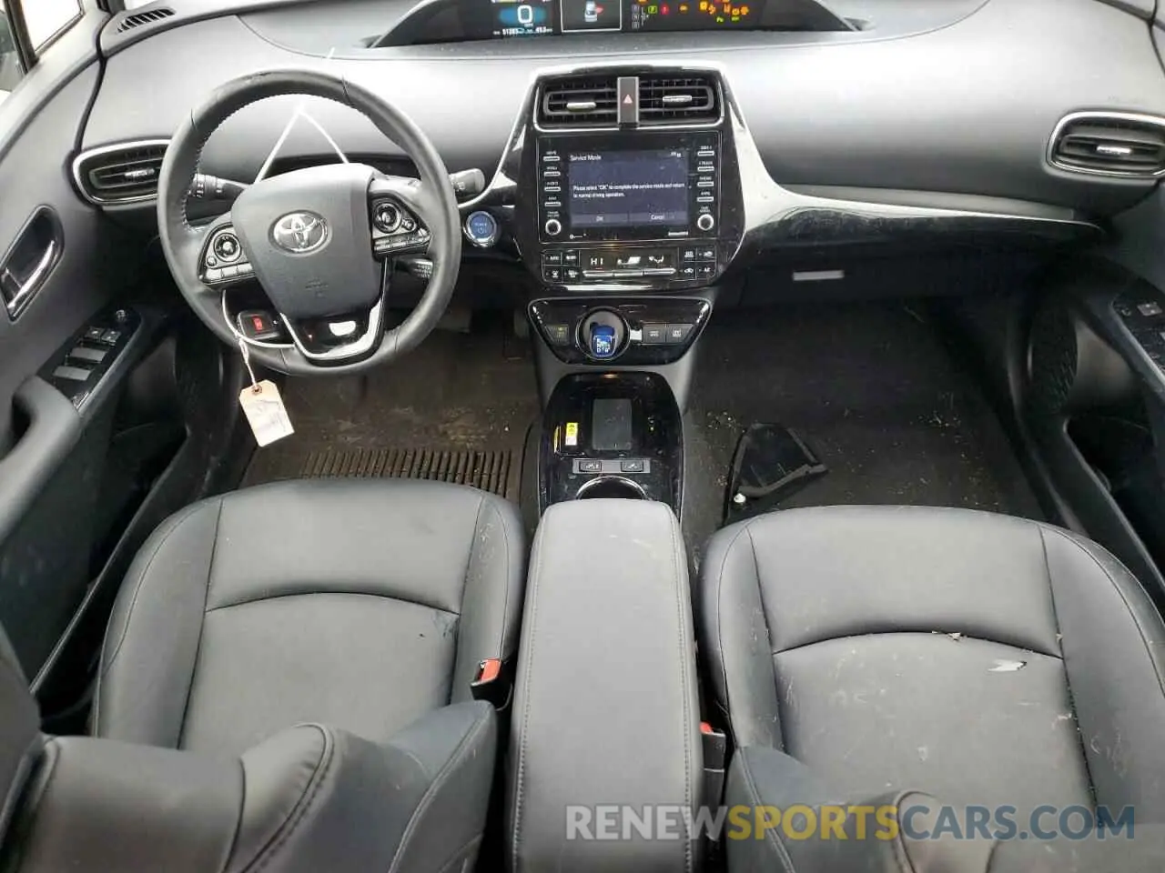 8 fotografías del automóvil dañado JTDL9MFU4N3033898 TOYOTA PRIUS 2022