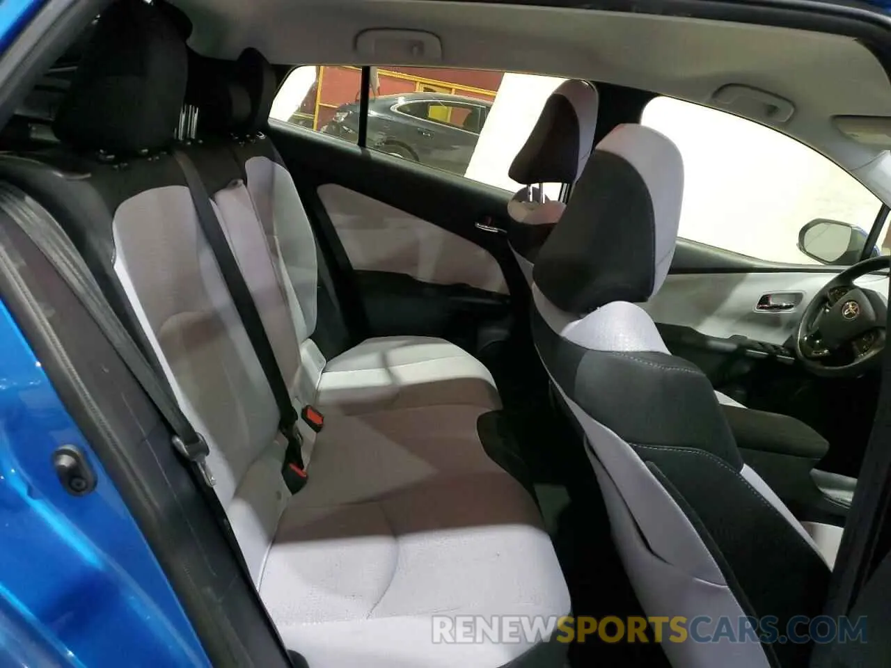 10 fotografías del automóvil dañado JTDL9MFU4N3041645 TOYOTA PRIUS 2022