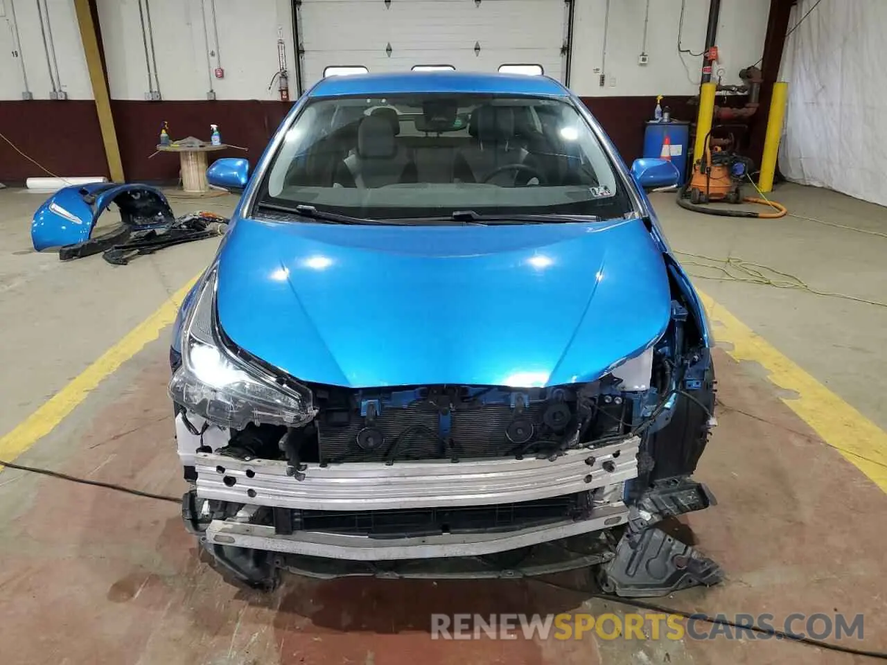 5 fotografías del automóvil dañado JTDL9MFU4N3041645 TOYOTA PRIUS 2022