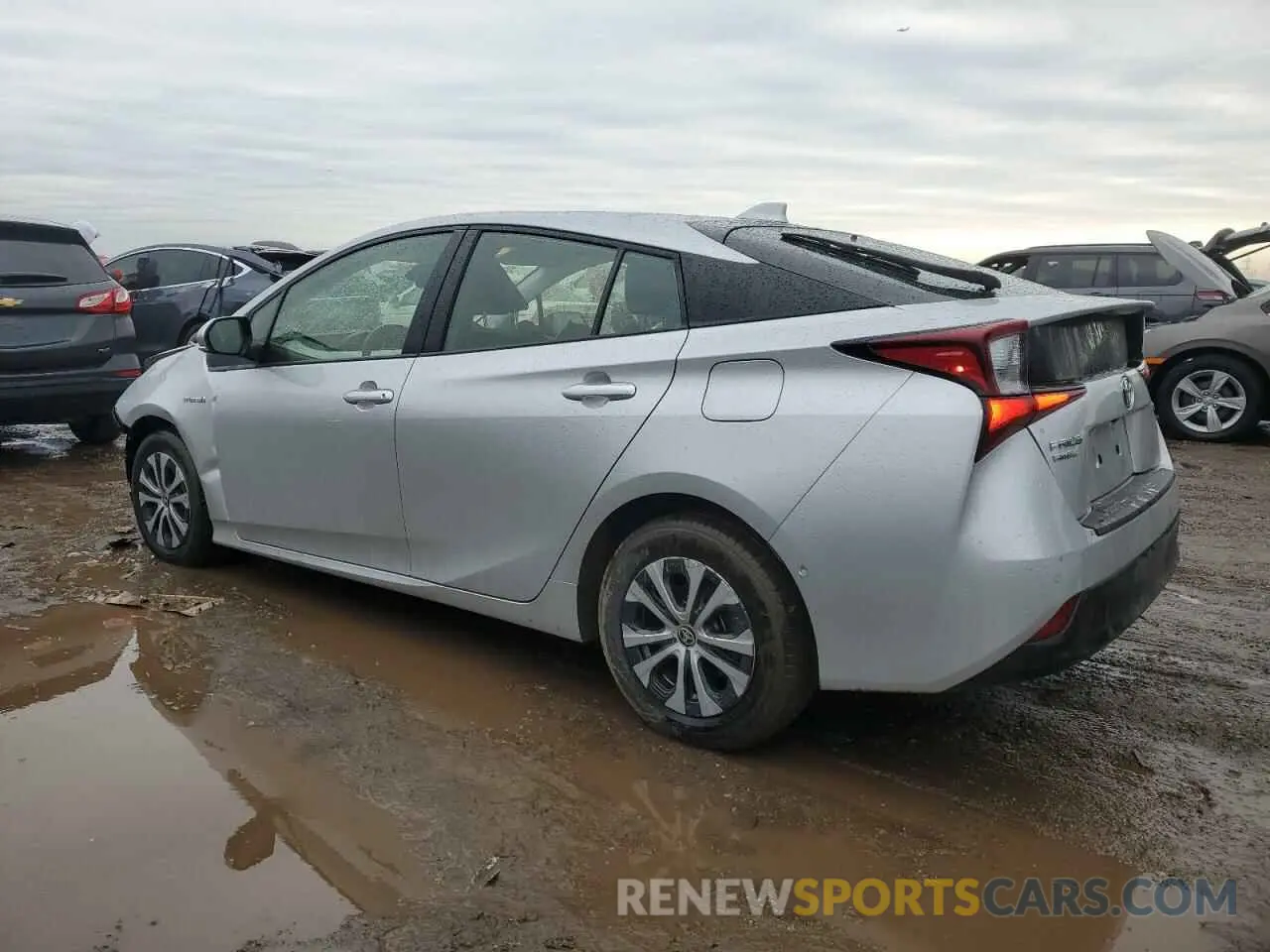 2 fotografías del automóvil dañado JTDL9MFU5N3032341 TOYOTA PRIUS 2022