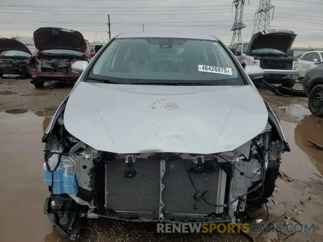5 fotografías del automóvil dañado JTDL9MFU5N3032341 TOYOTA PRIUS 2022