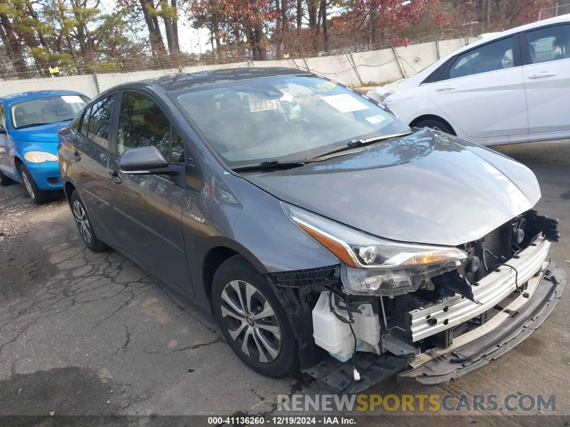 1 fotografías del automóvil dañado JTDL9MFU5N3032968 TOYOTA PRIUS 2022