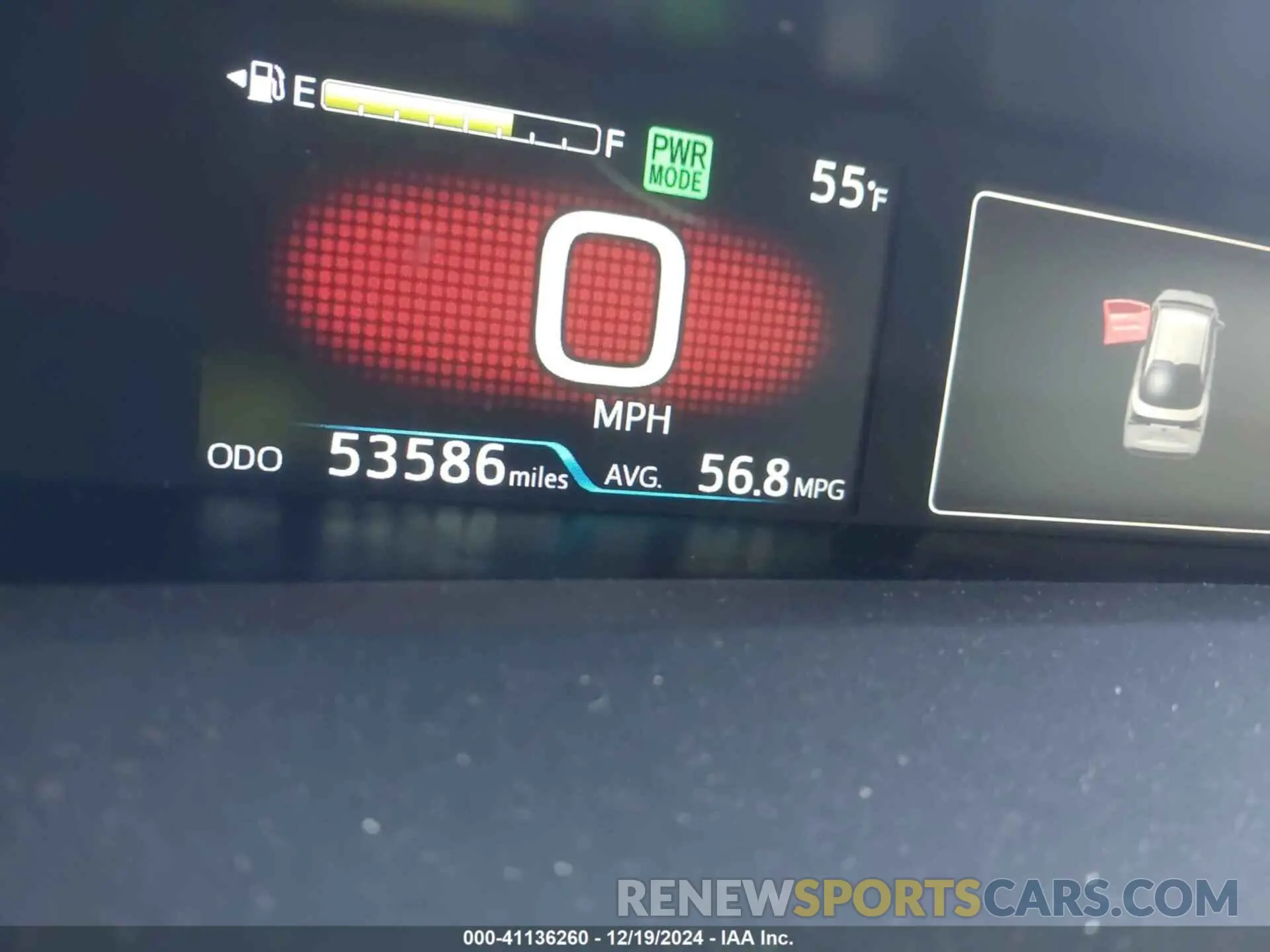 15 fotografías del automóvil dañado JTDL9MFU5N3032968 TOYOTA PRIUS 2022